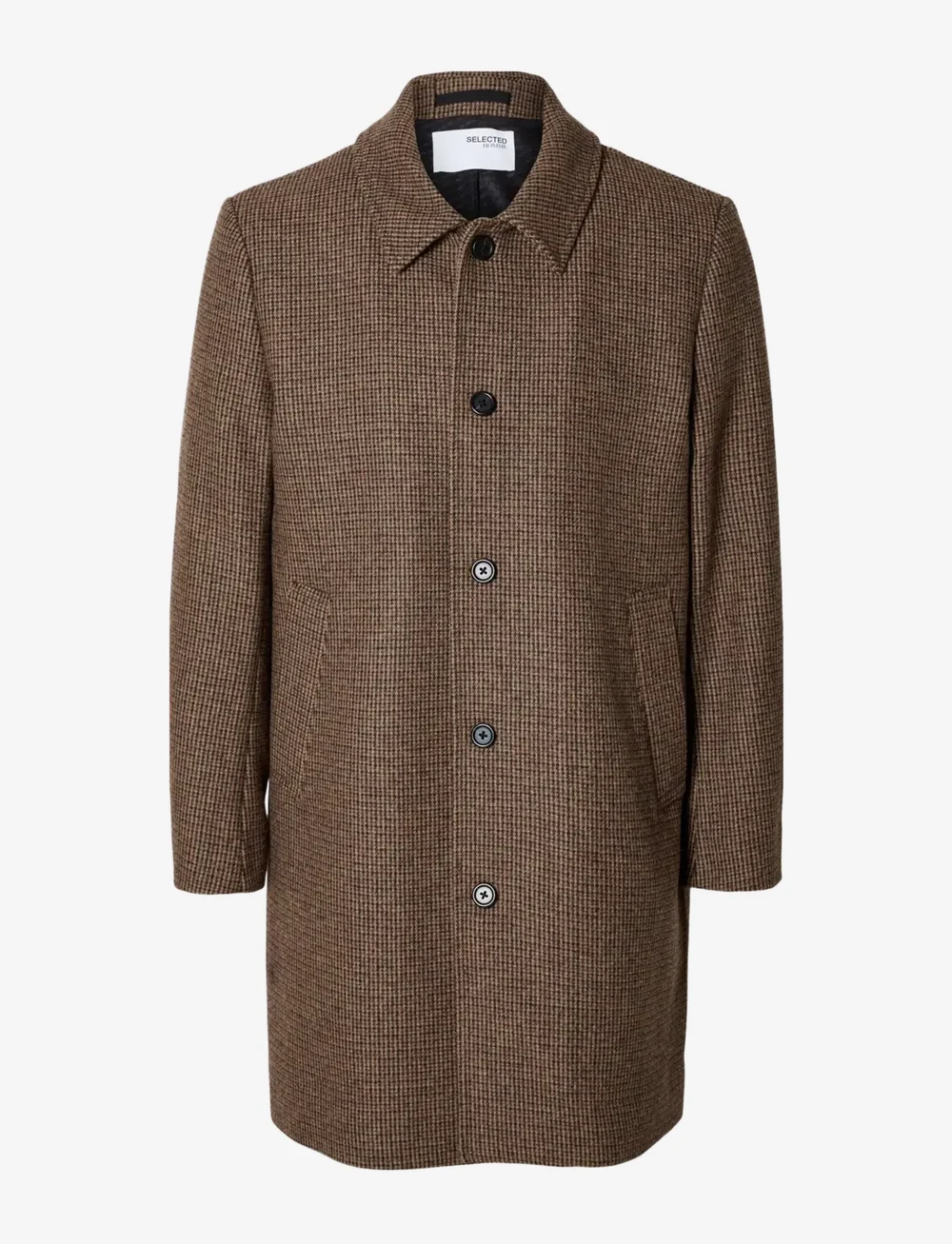 Selected - SLHARCHIVE CAR COAT NOOS - tunna rockar - oatmeal - 0