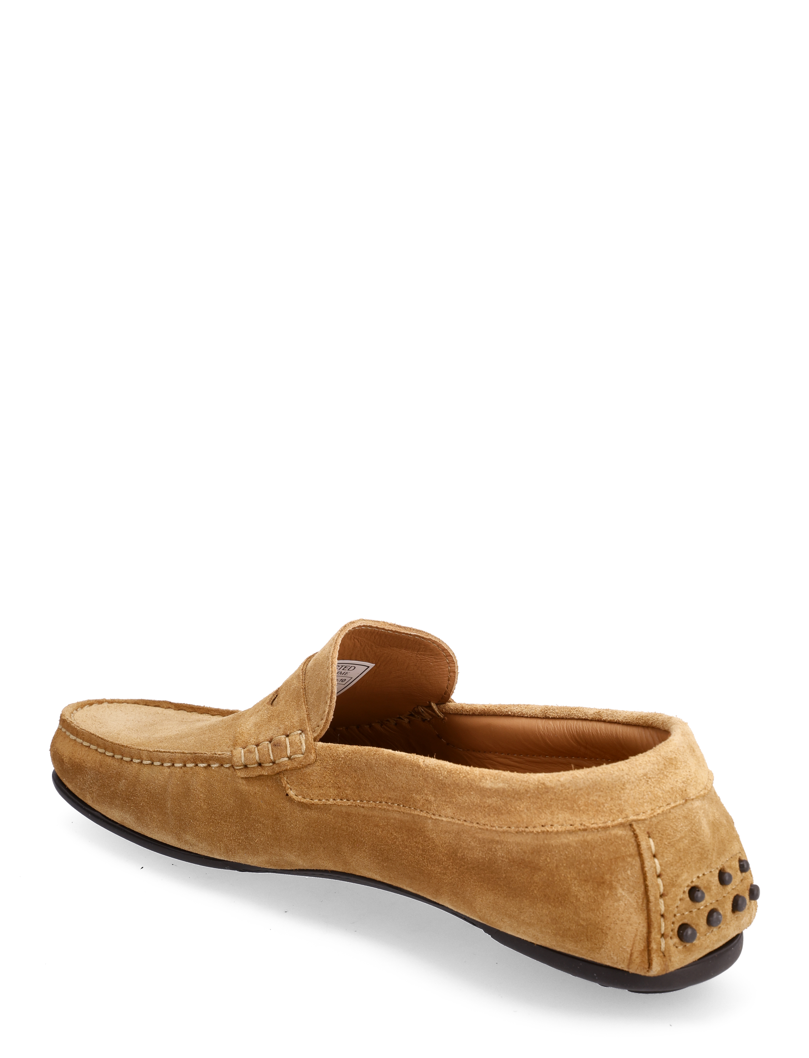 Selected - SLHSERGIO SUEDE PENNY DRIVING SHOE - cognac - 2