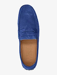 Selected Homme - SLHSERGIO SUEDE PENNY DRIVING SHOE - loafers - nautical blue - 3