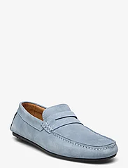 Selected Homme - SLHSERGIO SUEDE PENNY DRIVING SHOE - frühlingsschuhe - sky blue - 0