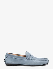 Selected Homme - SLHSERGIO SUEDE PENNY DRIVING SHOE - forårssko - sky blue - 1