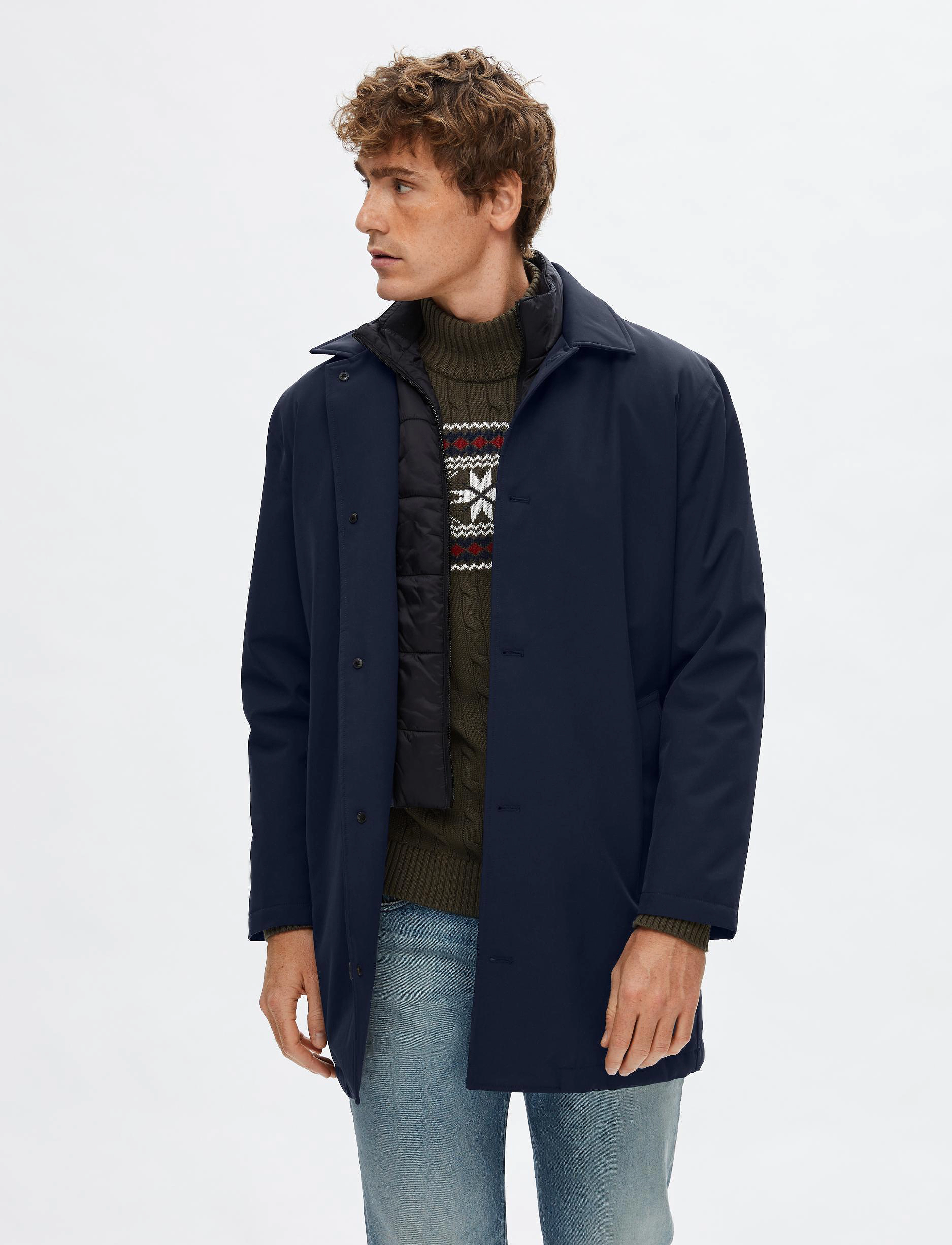 Selected Homme - SLHALVIN PADDED COAT NOOS - sky captain - 2