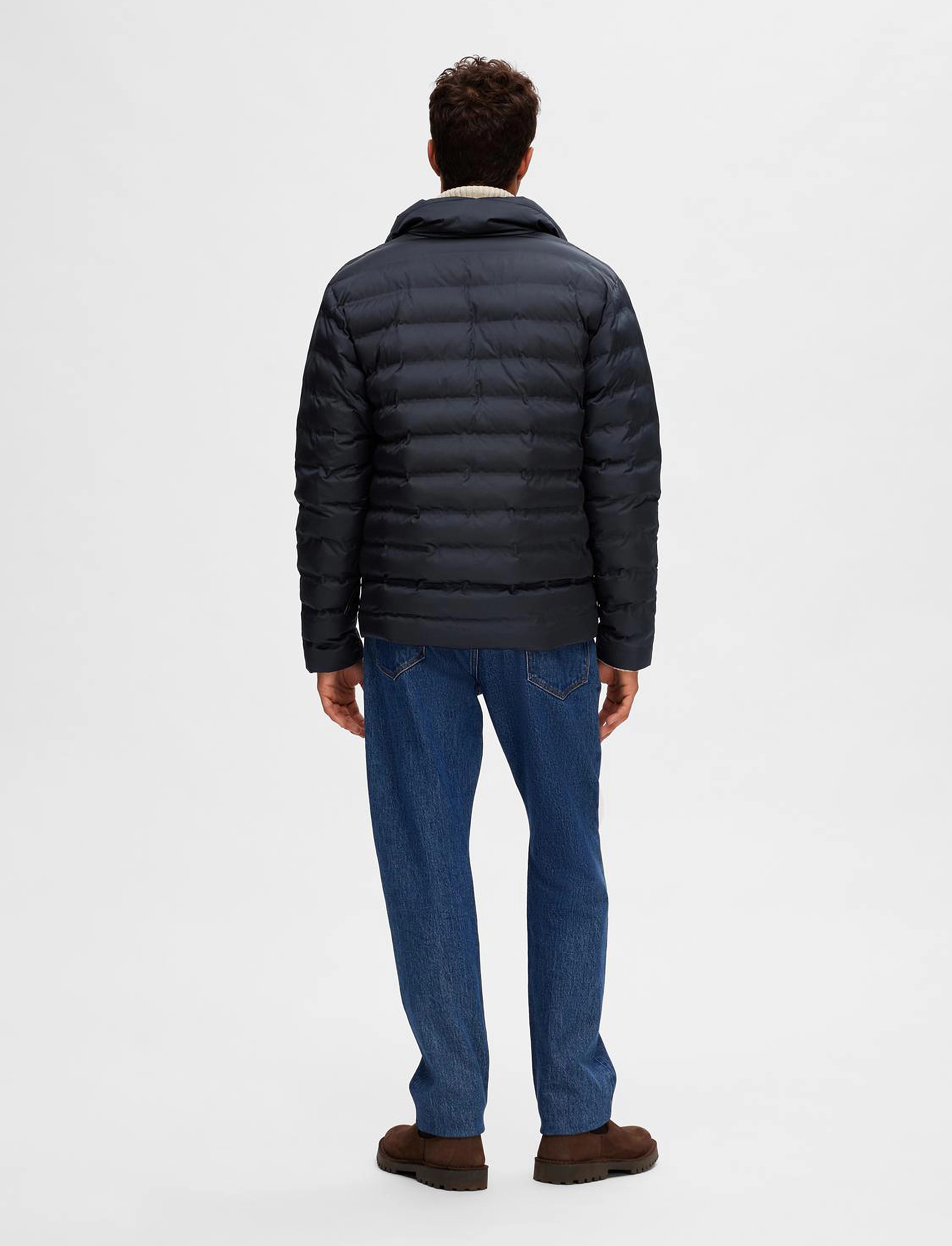 Selected - SLHBARRY QUILTED JACKET NOOS - sky captain - 3