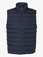 SLHBARRY QUILTED GILET NOOS - SKY CAPTAIN