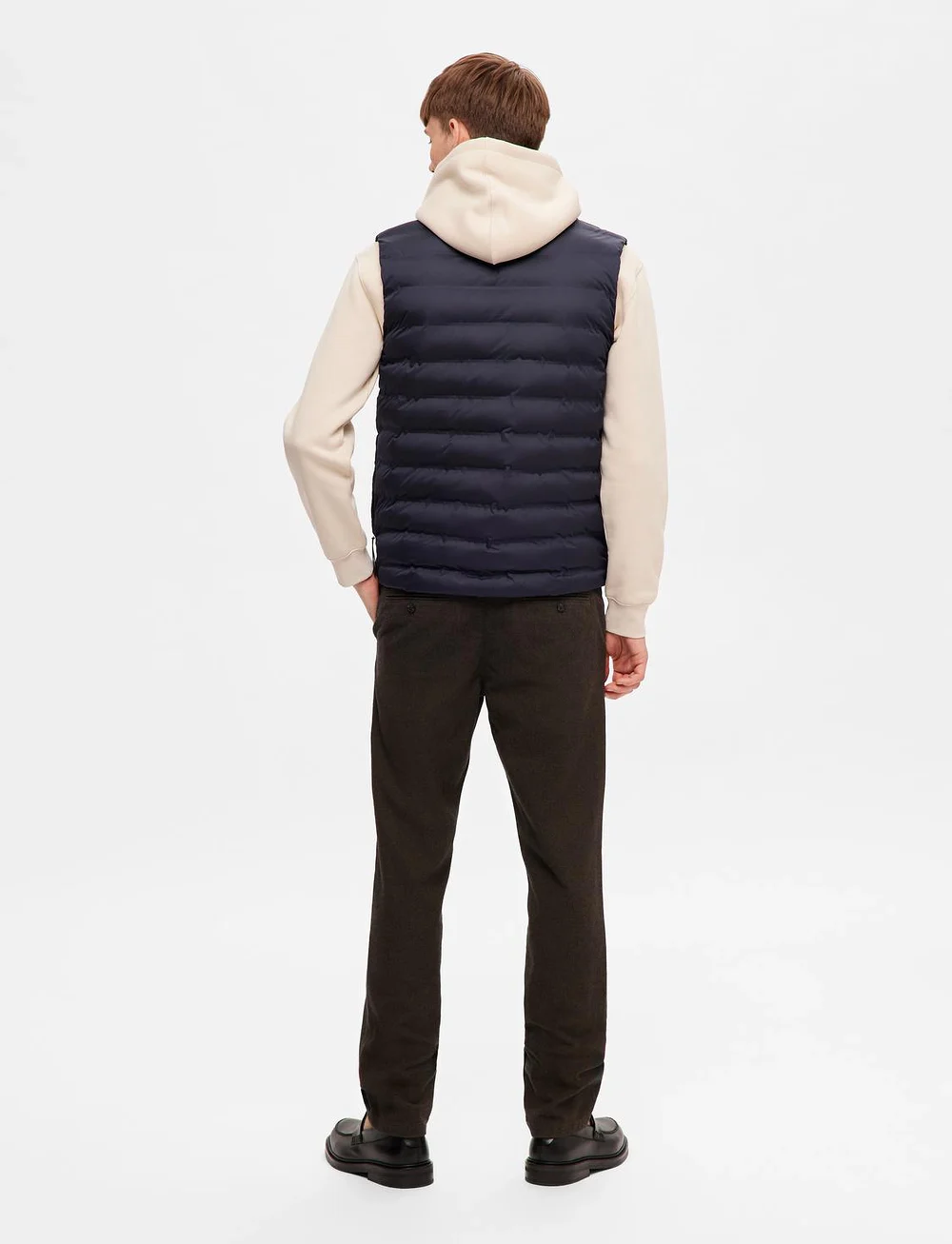 Selected - SLHBARRY QUILTED GILET NOOS - veste - sky captain - 3