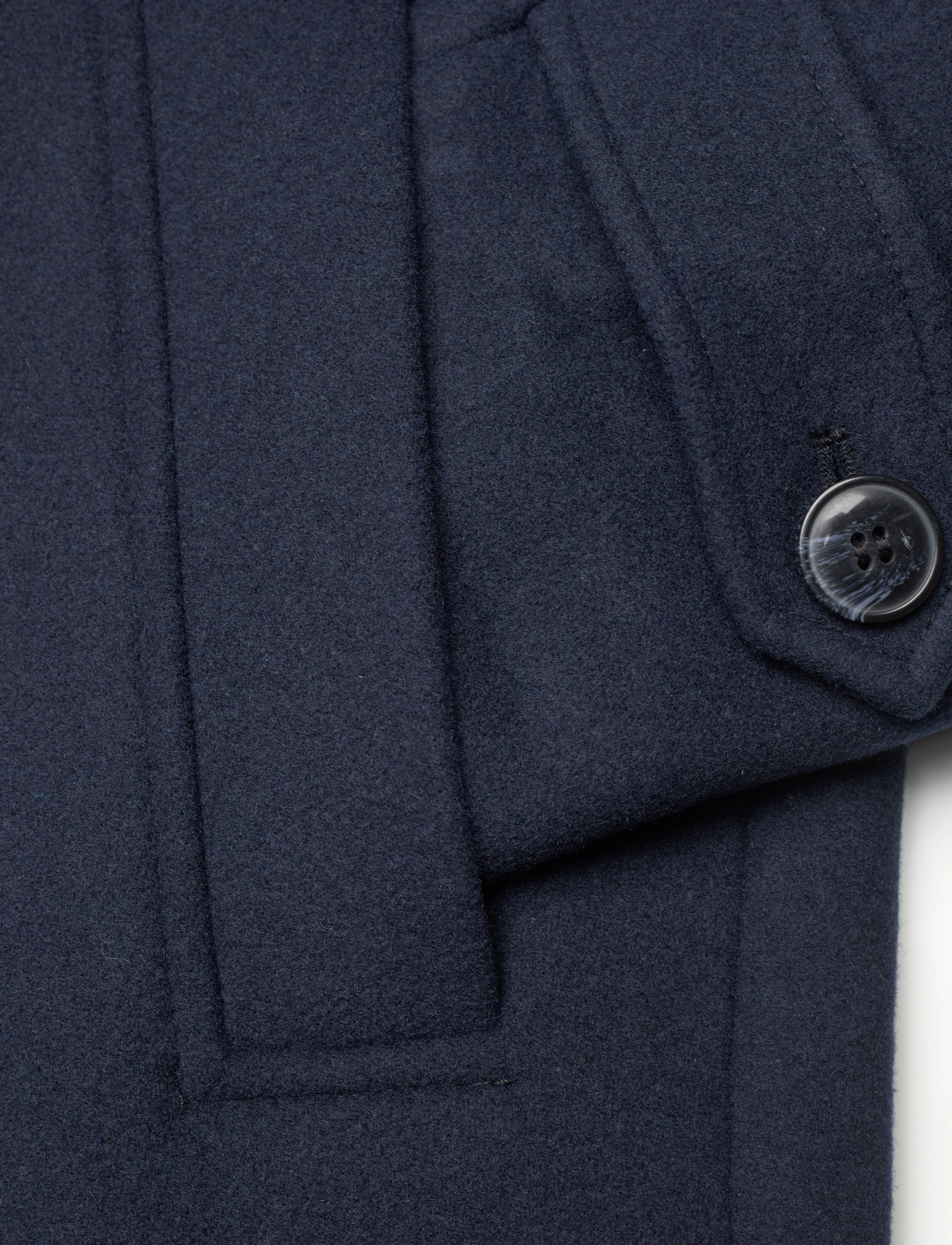 Selected Homme - SLHREUBEN WOOL COAT NOOS - sky captain - 4