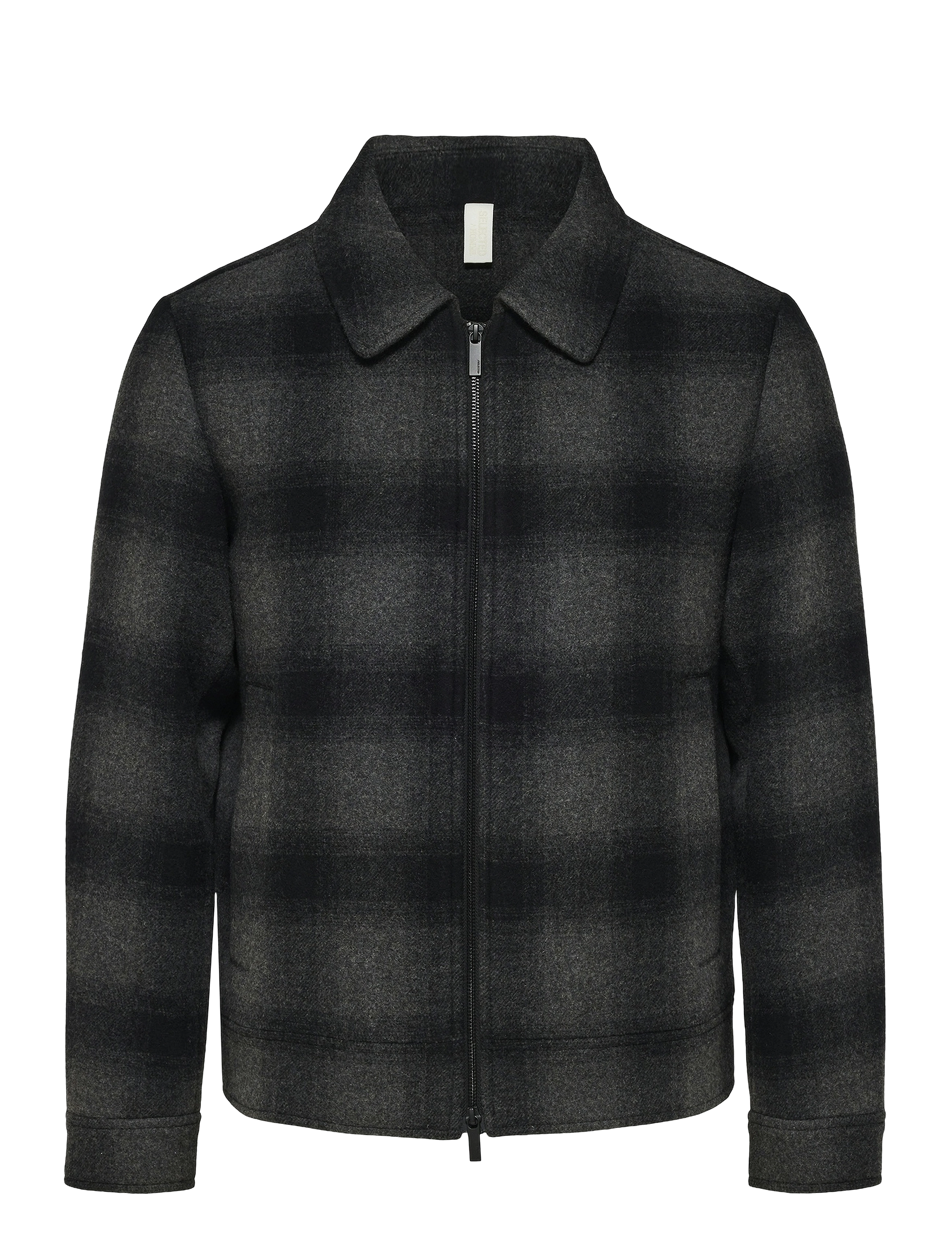 Selected - SLHFILIP WOOL JKT NOOS - dark grey melange - 1