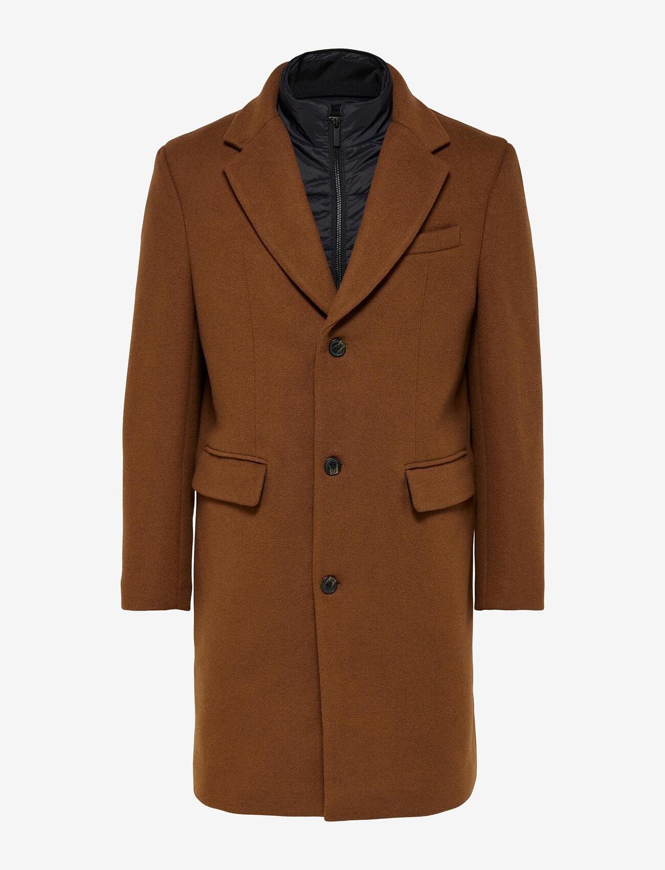 Selected - SLHJOSEPH WOOL COAT NOOS - camel - 1