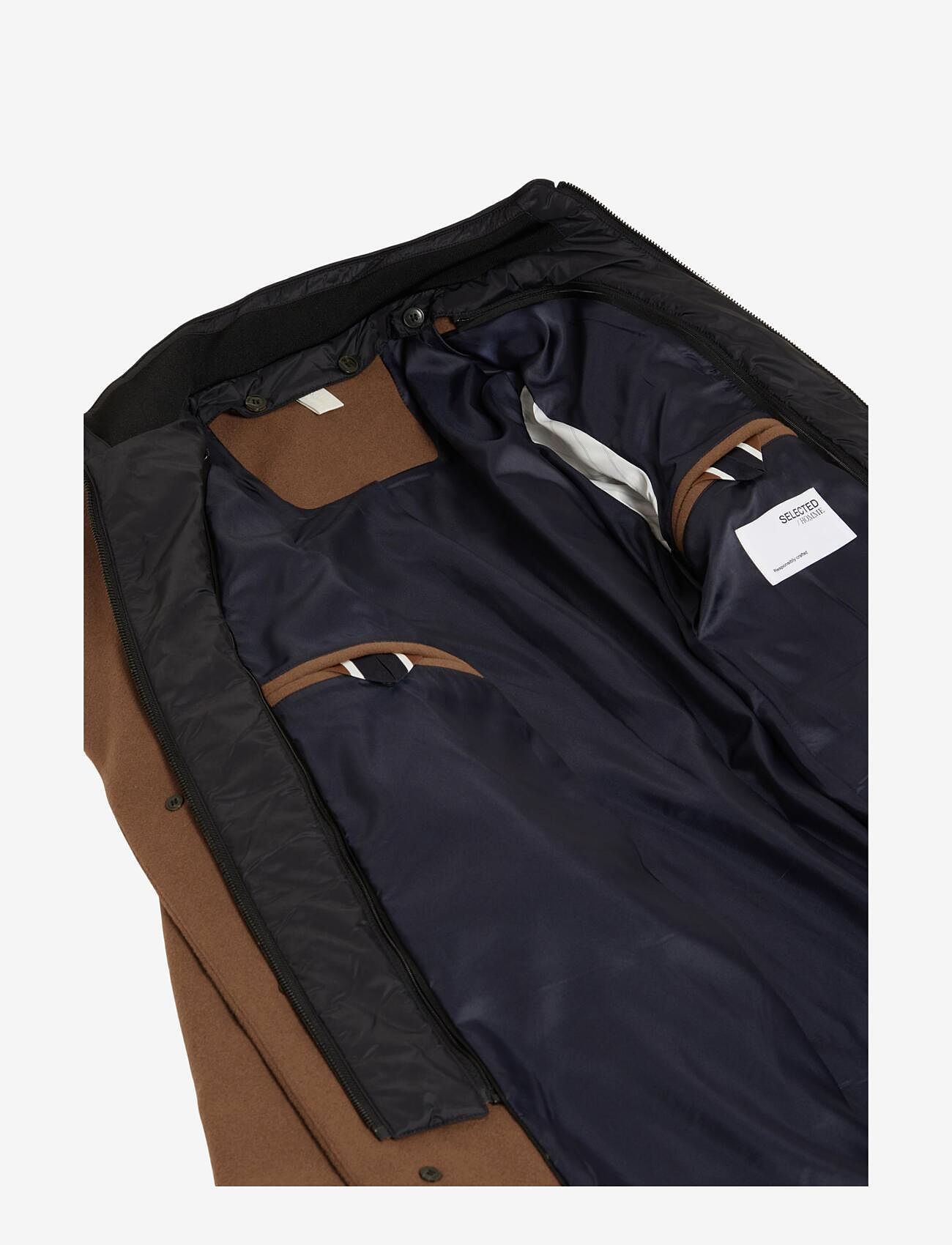 Selected - SLHJOSEPH WOOL COAT NOOS - camel - 2