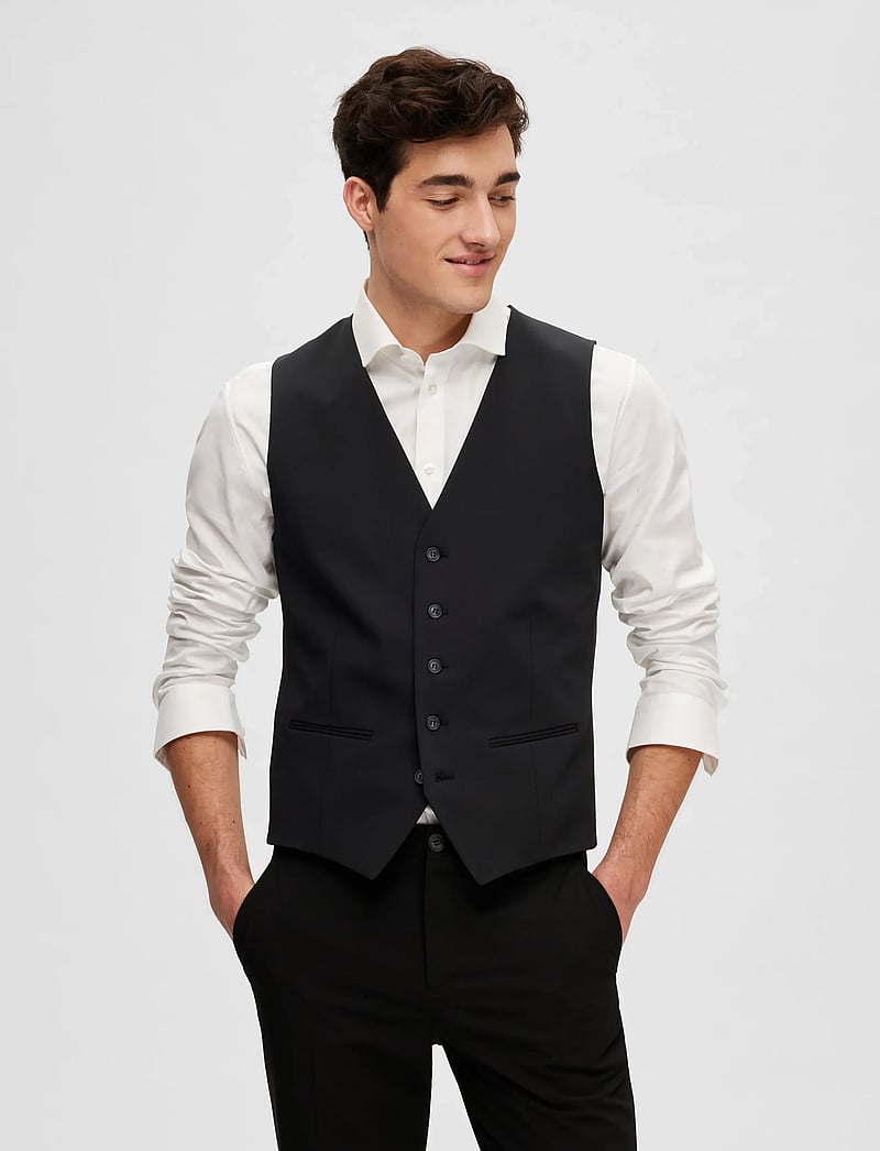 Selected - SLHSLIM-LIAM WCT FLEX NOOS - Ülikonnavestid - black - 0