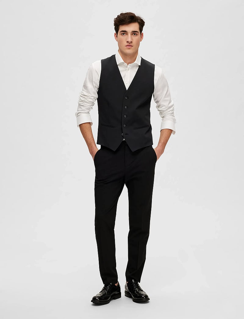 Selected - SLHSLIM-LIAM WCT FLEX NOOS - Ülikonnavestid - black - 4