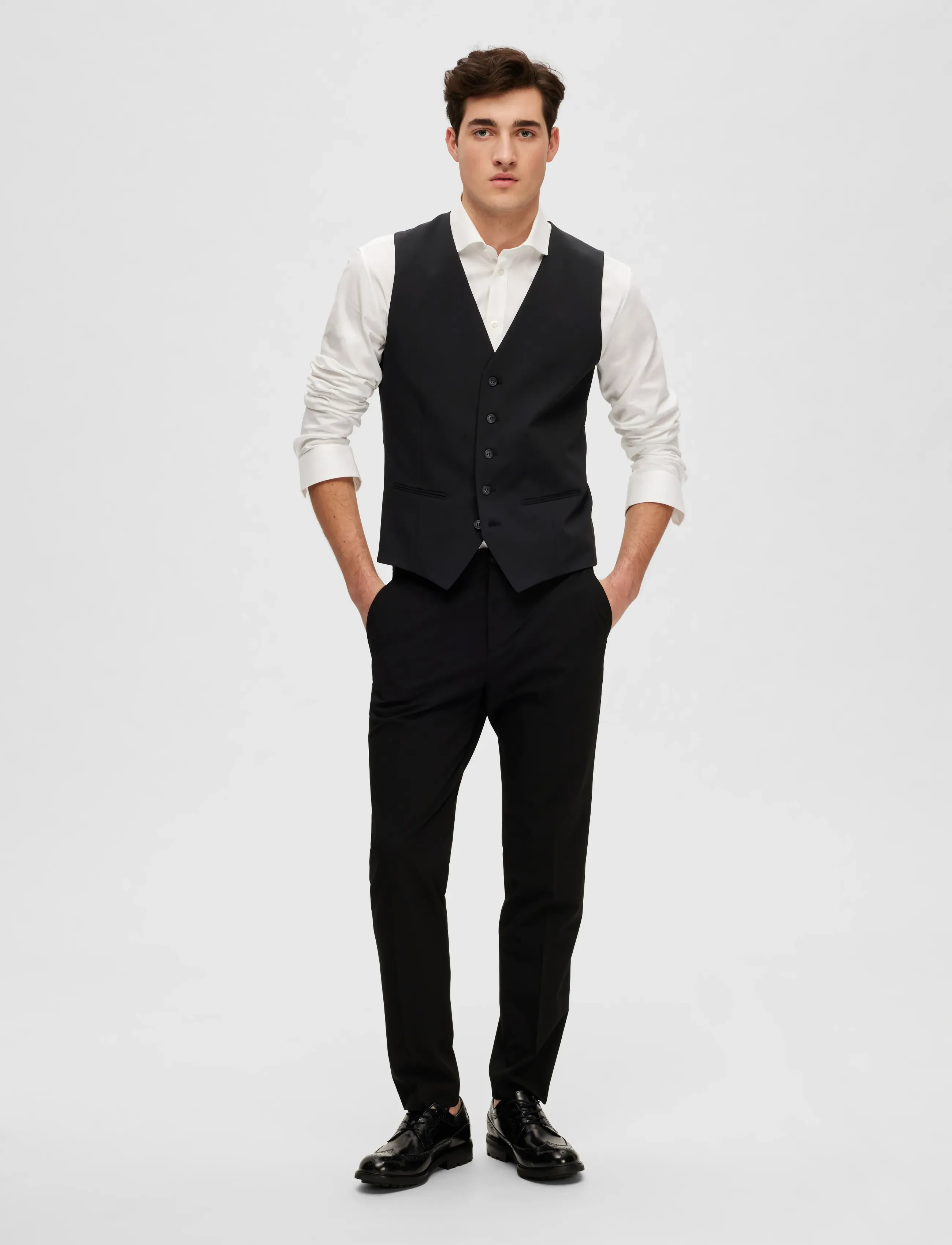 Selected - SLMSLIM-LIAM WCT FLEX NOOS - veste - black - 4