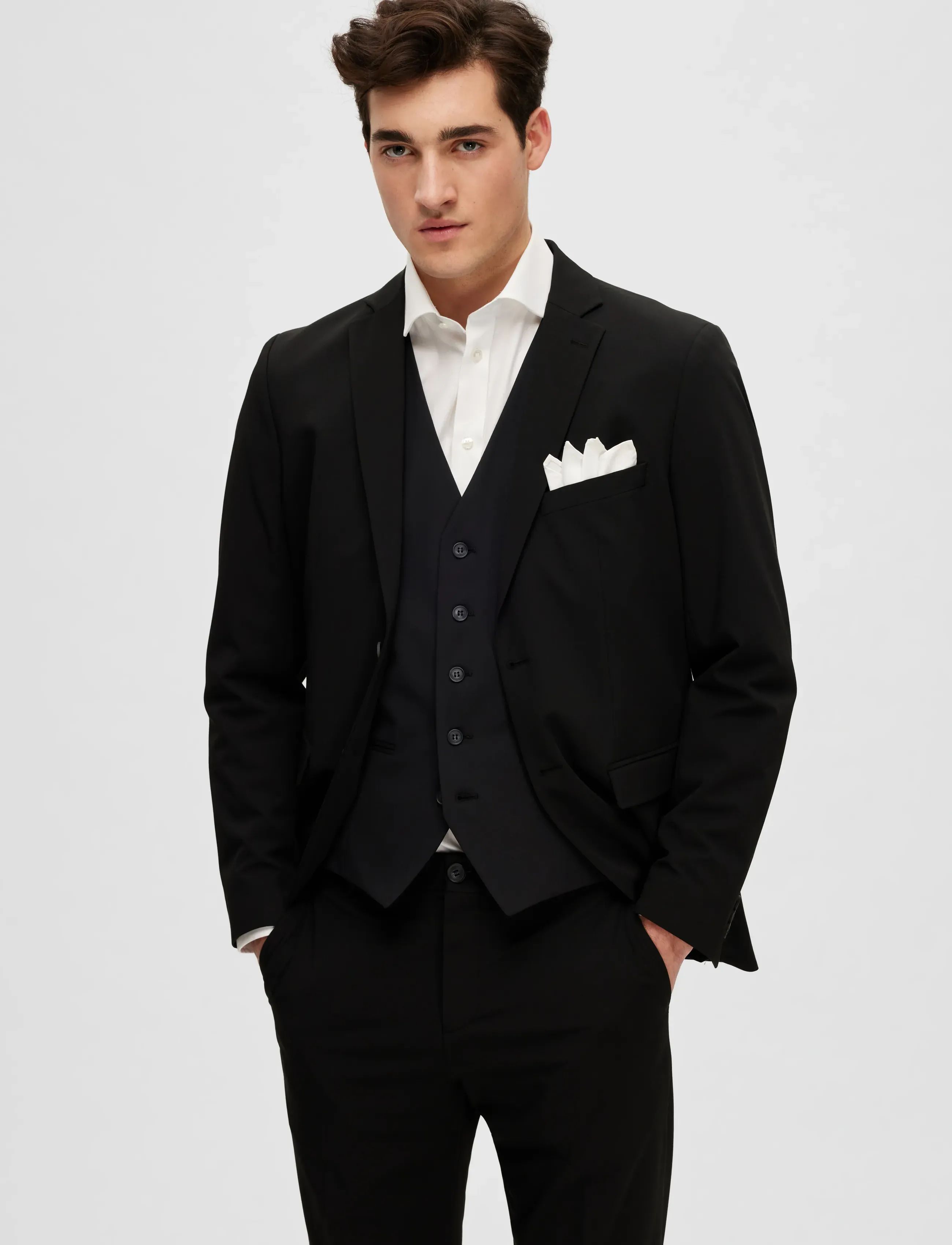 SELECTED Slhslim-Liam Wct Flex Noos västar herr – bild 5