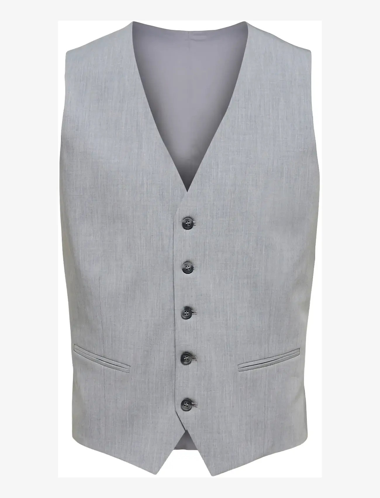 Selected - SLMSLIM-LIAM WCT FLEX NOOS - västar - light grey melange - 1