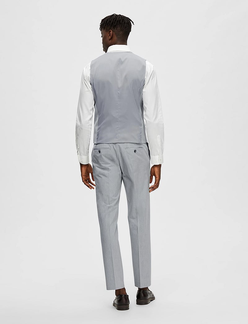 Selected - SLHSLIM-LIAM WCT FLEX NOOS - westen - light grey melange - 3