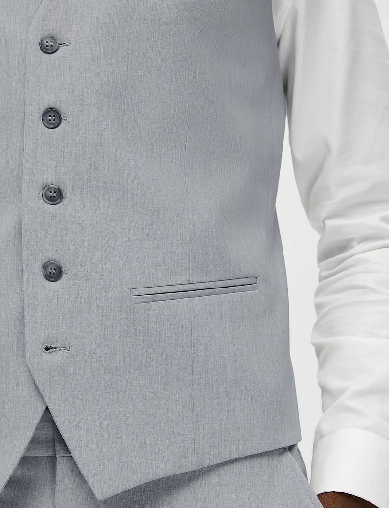 Selected - SLMSLIM-LIAM WCT FLEX NOOS - västar - light grey melange - 5