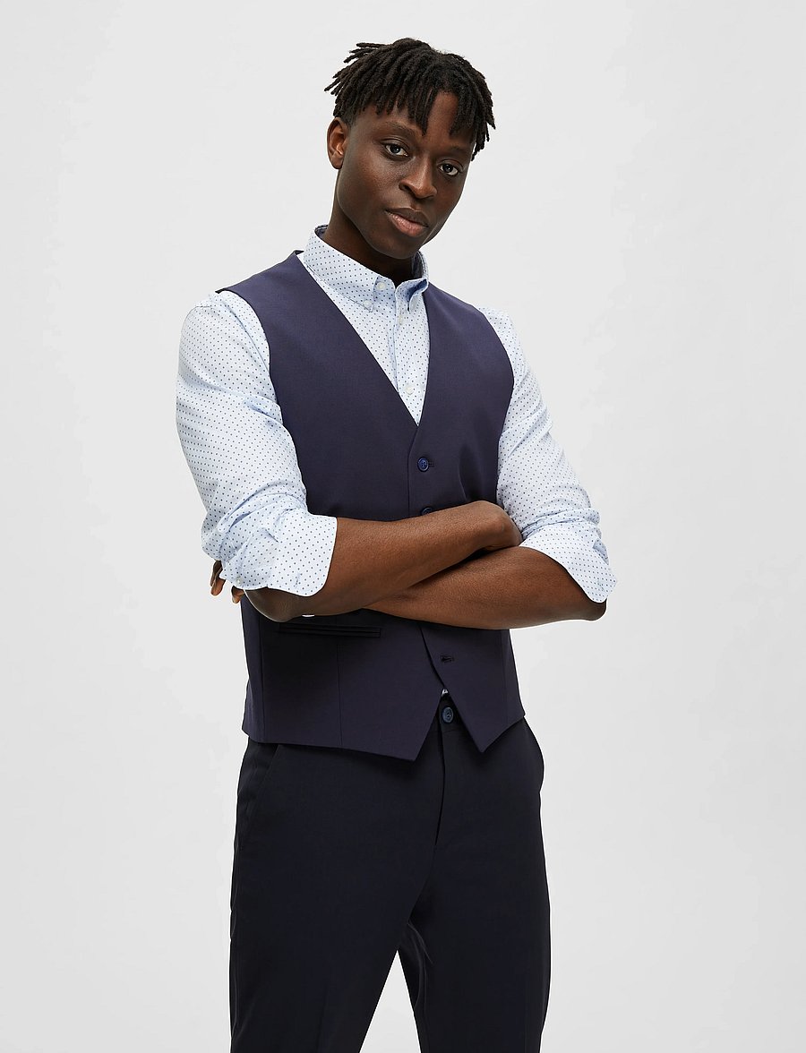 Selected - SLMSLIM-LIAM WCT FLEX NOOS - habitveste - navy blazer - 5