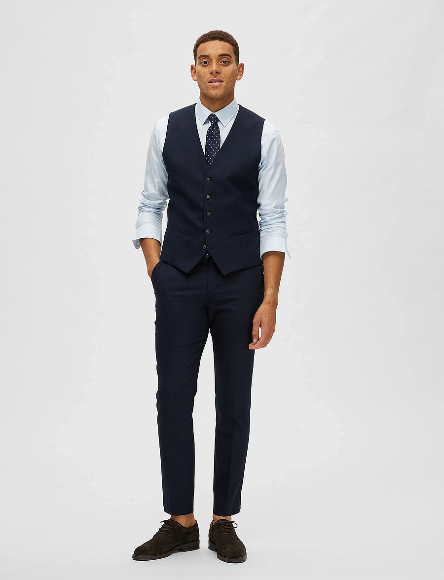 Selected - SLHSLIM-NEIL WCT NOOS - westen - navy blazer - 4