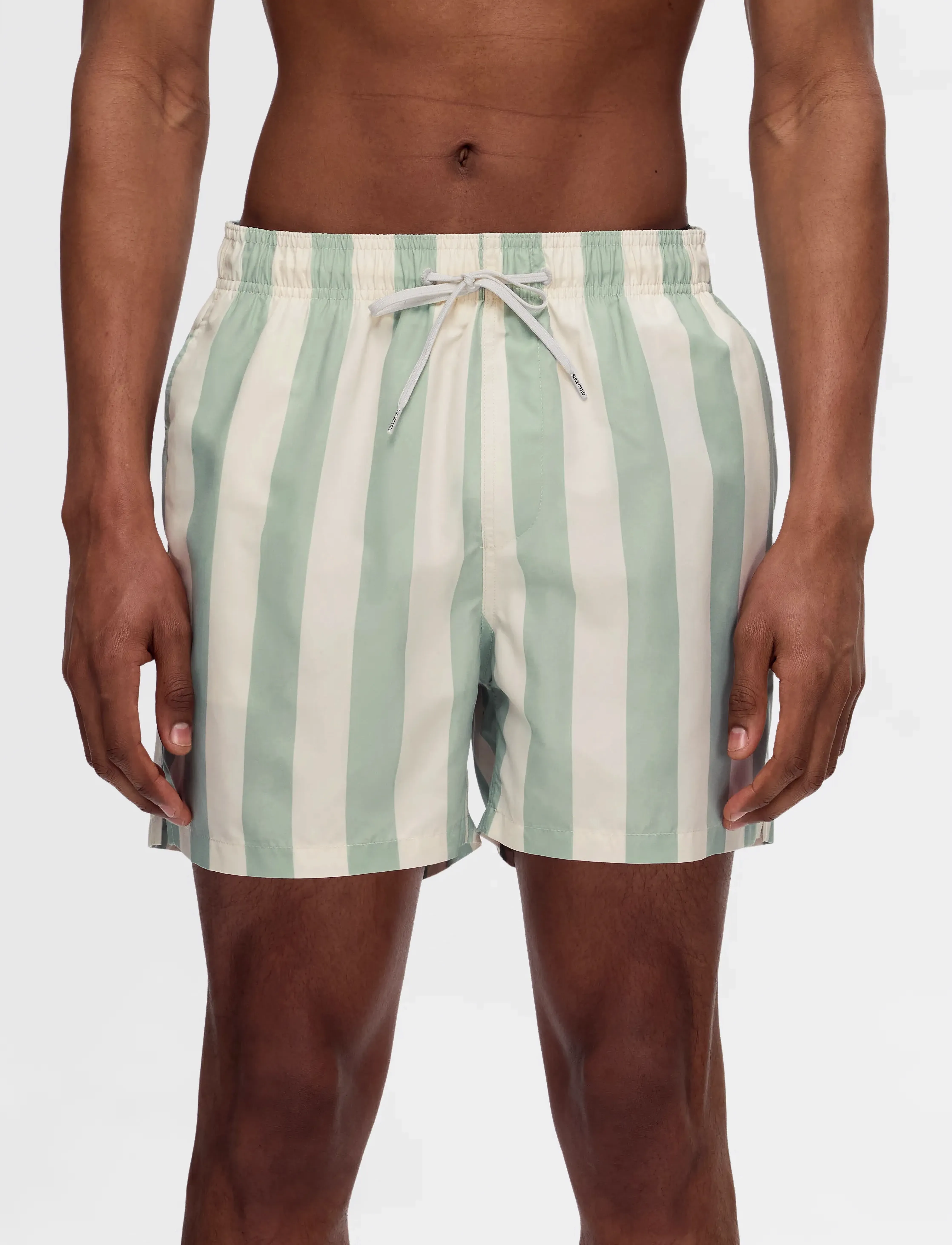 Selected SLHDANE-AOP SWIMSHORTS - Kollektionen - BOK CHOY / green