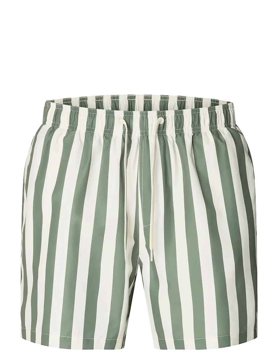Selected - SLHDANE-AOP SWIMSHORTS - badeshorts - deep lichen green - 1