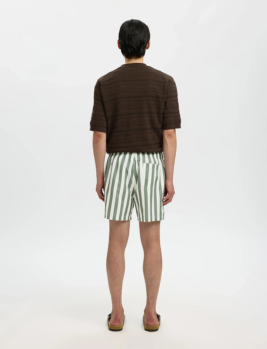 Selected - SLHDANE-AOP SWIMSHORTS - badeshorts - deep lichen green - 2