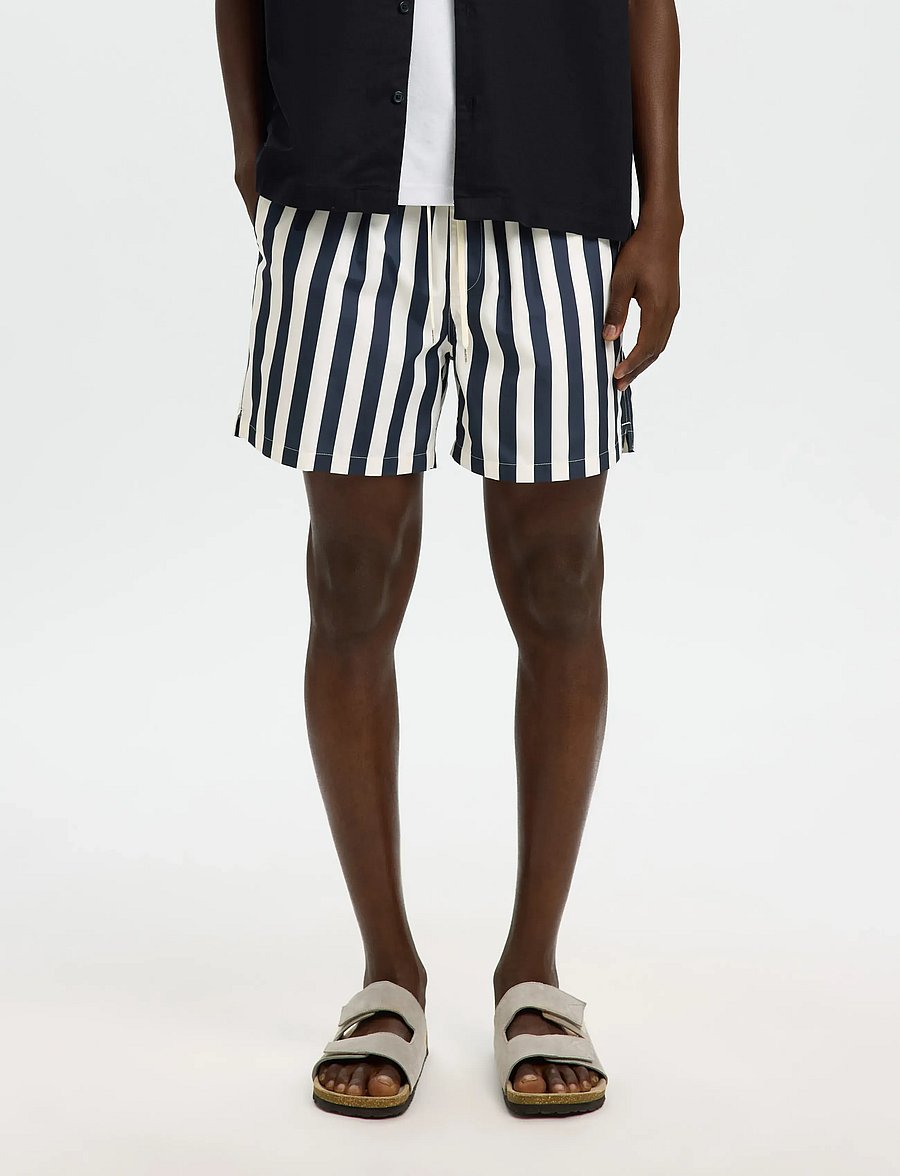 Selected - SLHDANE-AOP SWIMSHORTS - badehose - sky captain - 0