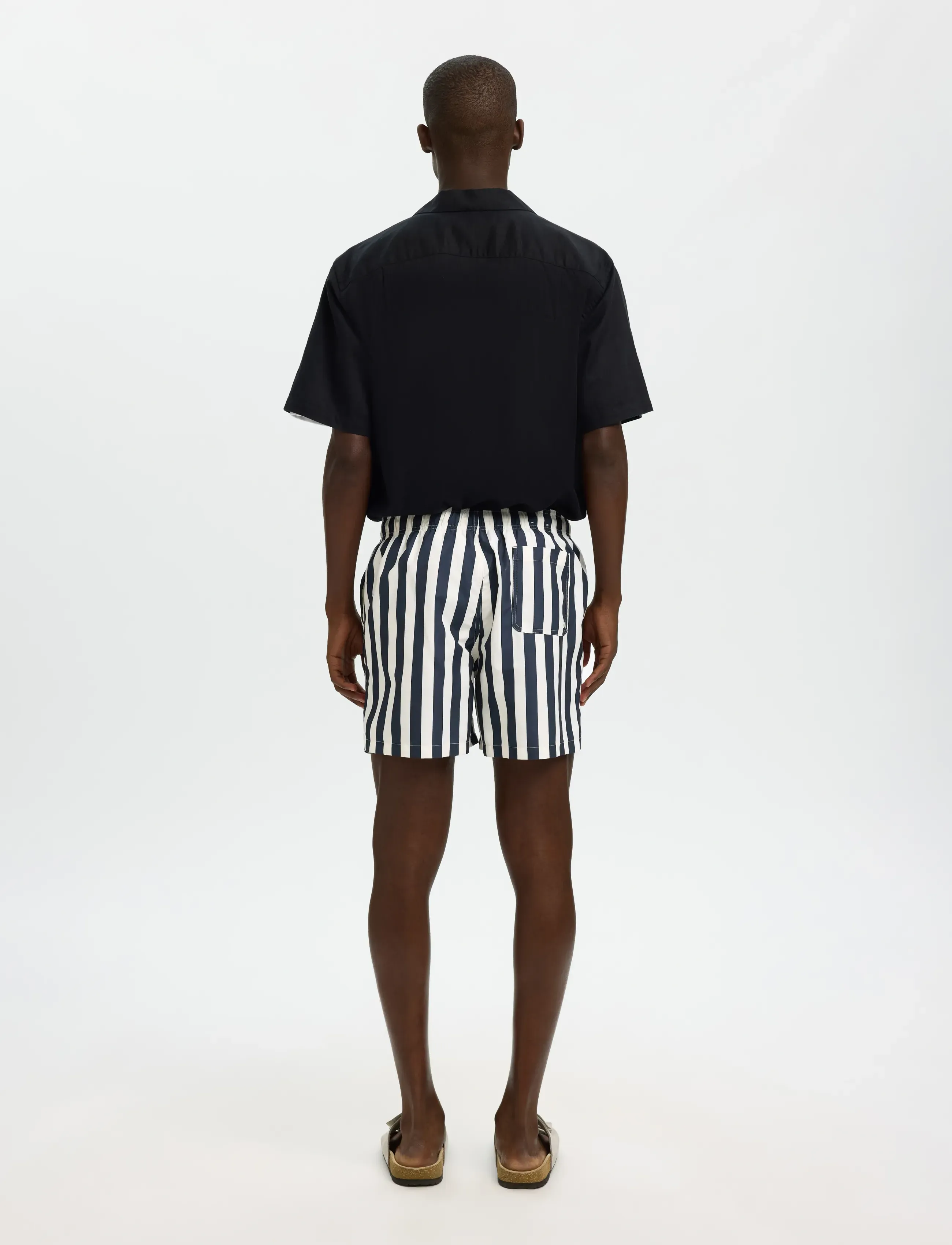 Selected - SLHDANE-AOP SWIMSHORTS - badeshorts - sky captain - 2