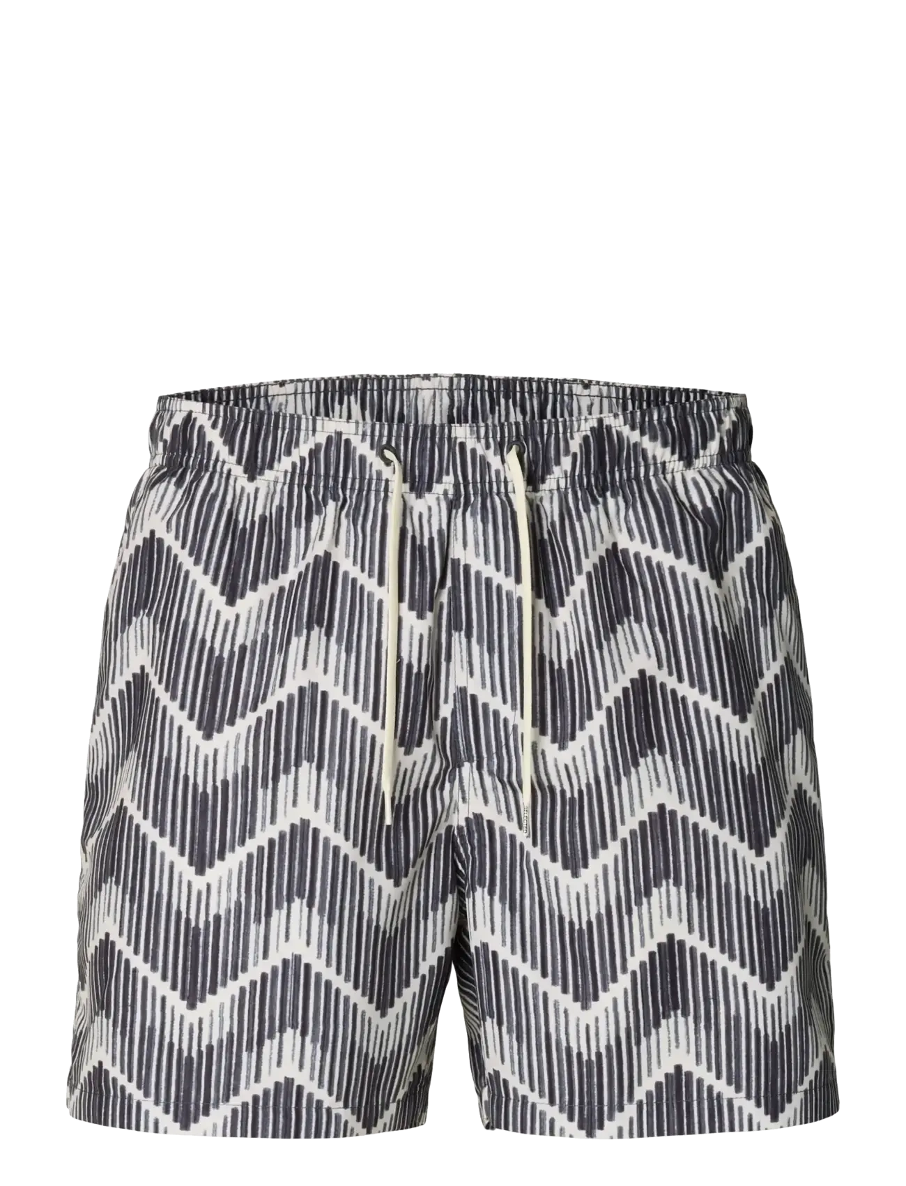 SELECTED Slhdane Aop Badehose Schwarz - XL - Herren