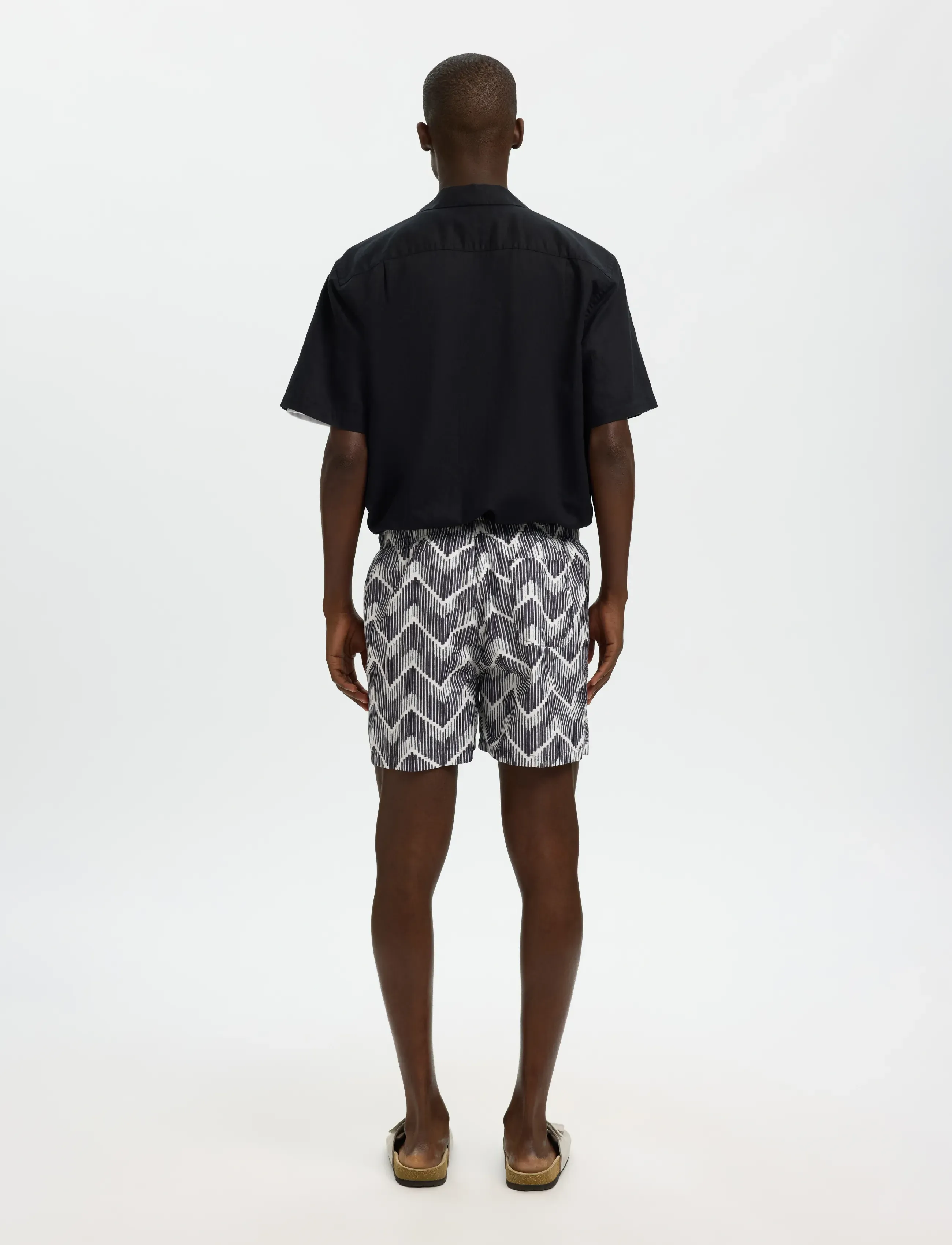 Selected - SLHDANE-AOP SWIMSHORTS - badeshorts - sponge - 2