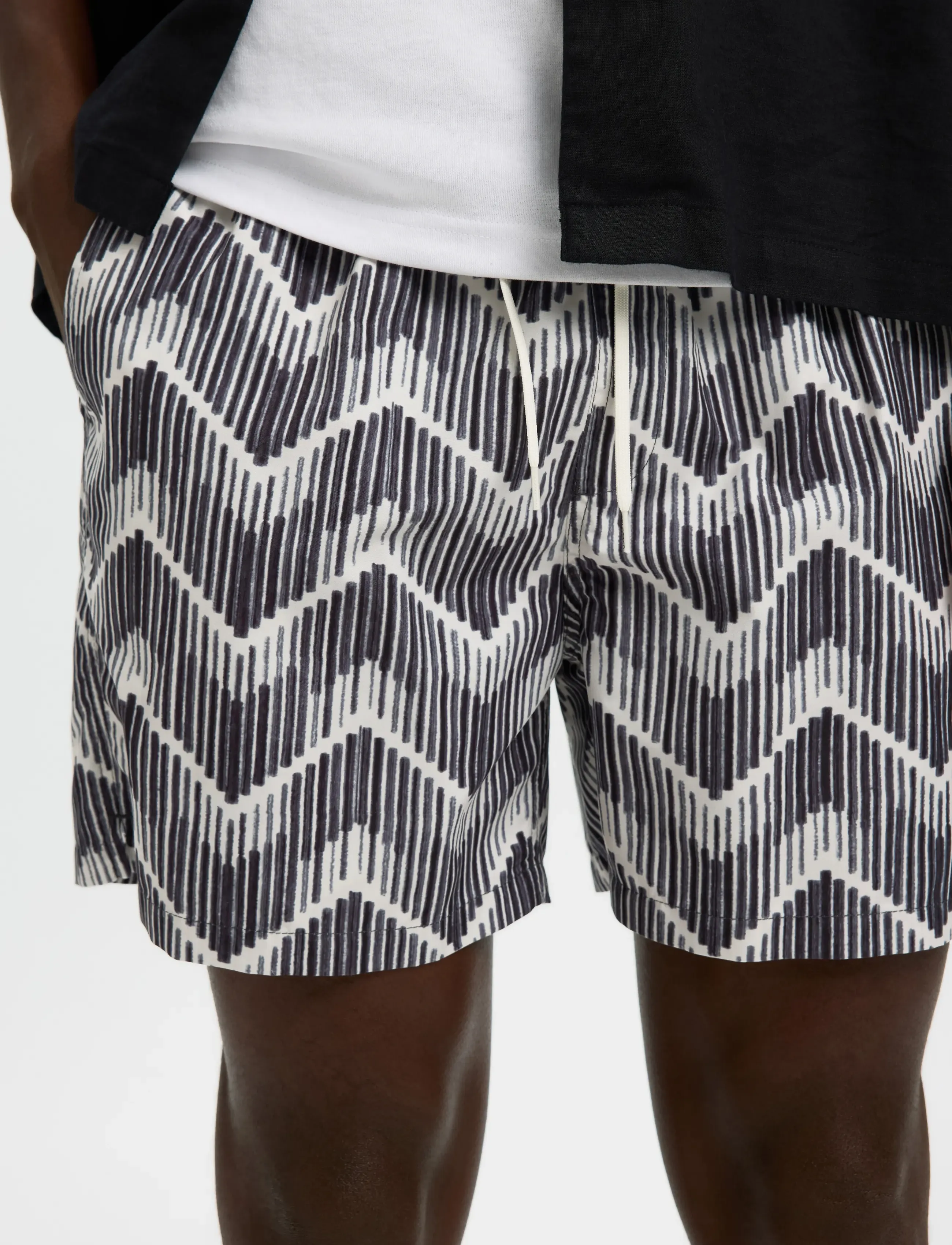 Selected - SLHDANE-AOP SWIMSHORTS - badeshorts - sponge - 4