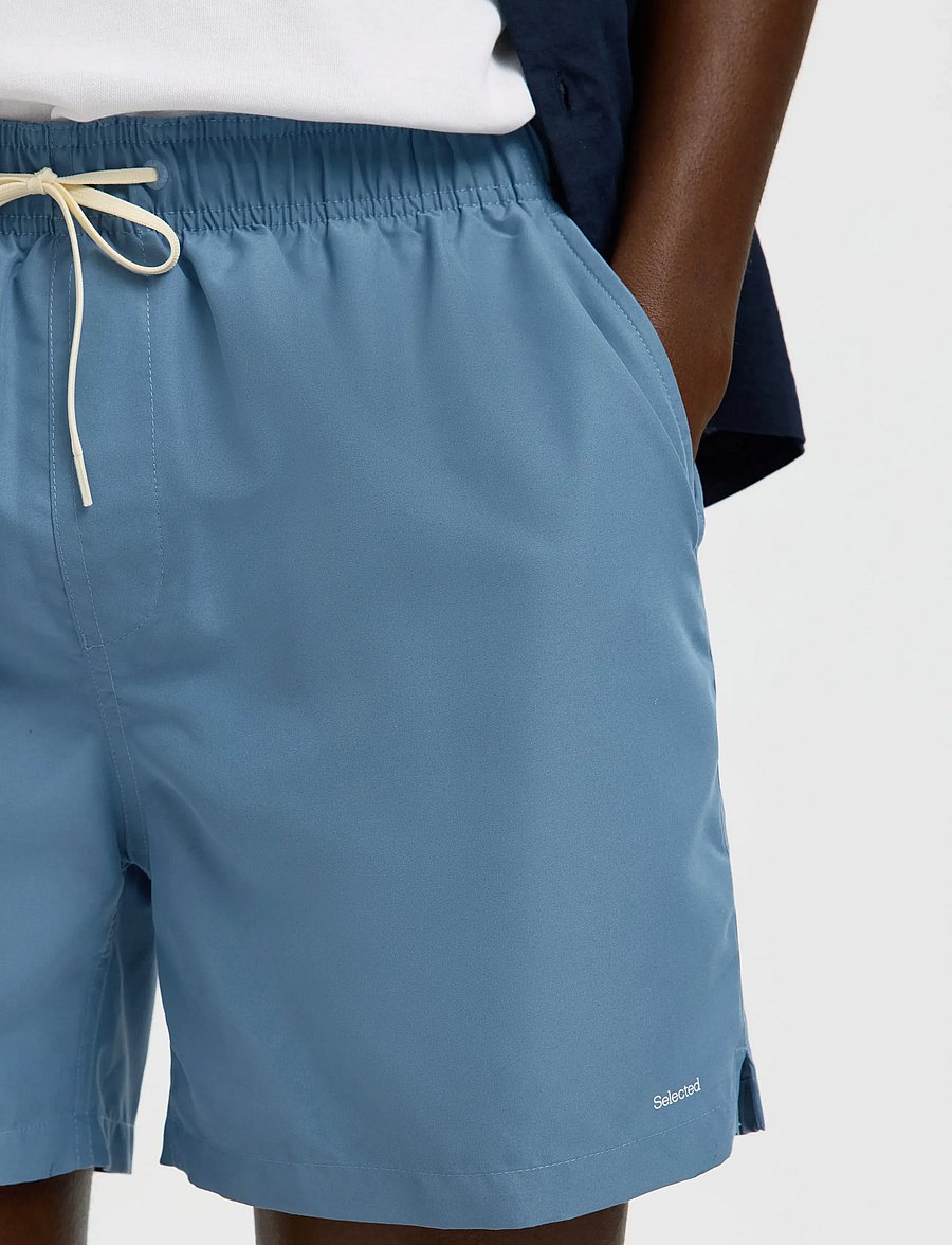 Selected - SLHDANE-SWIMSHORTS - badeshorts - blue mirage - 4
