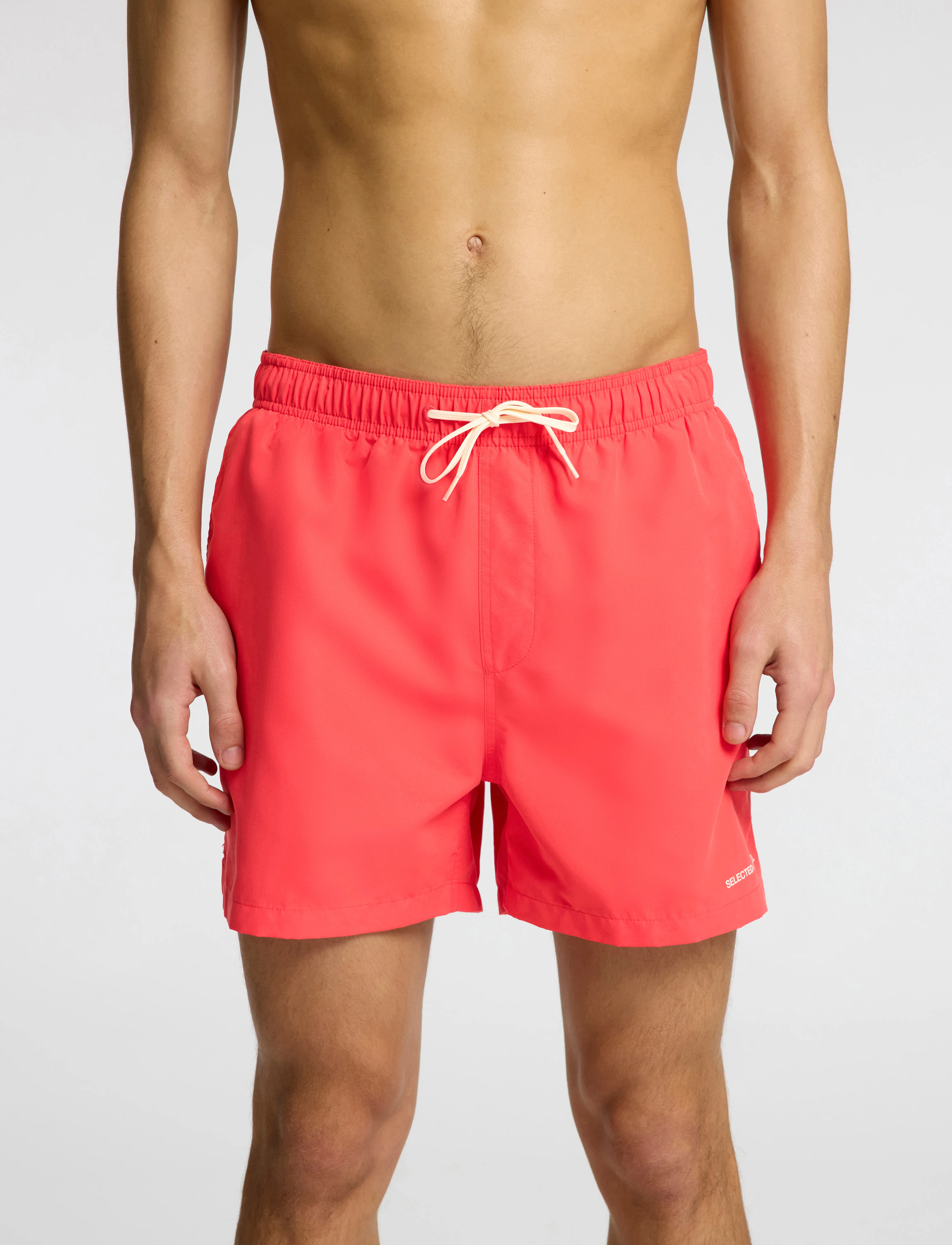 Selected - SLHDANE-SWIMSHORTS - badehose - hibiscus - 2