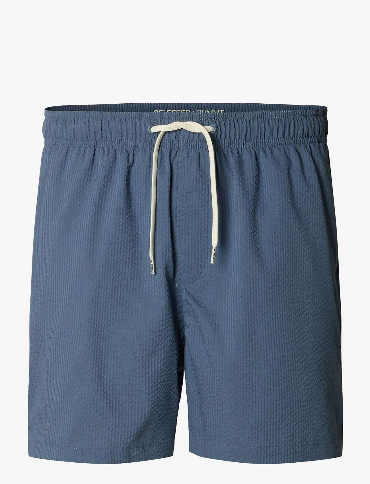 Selected - SLHCOOPER-SEERSUCKER SWIMSHORTS - badeshorts - bering sea - 1