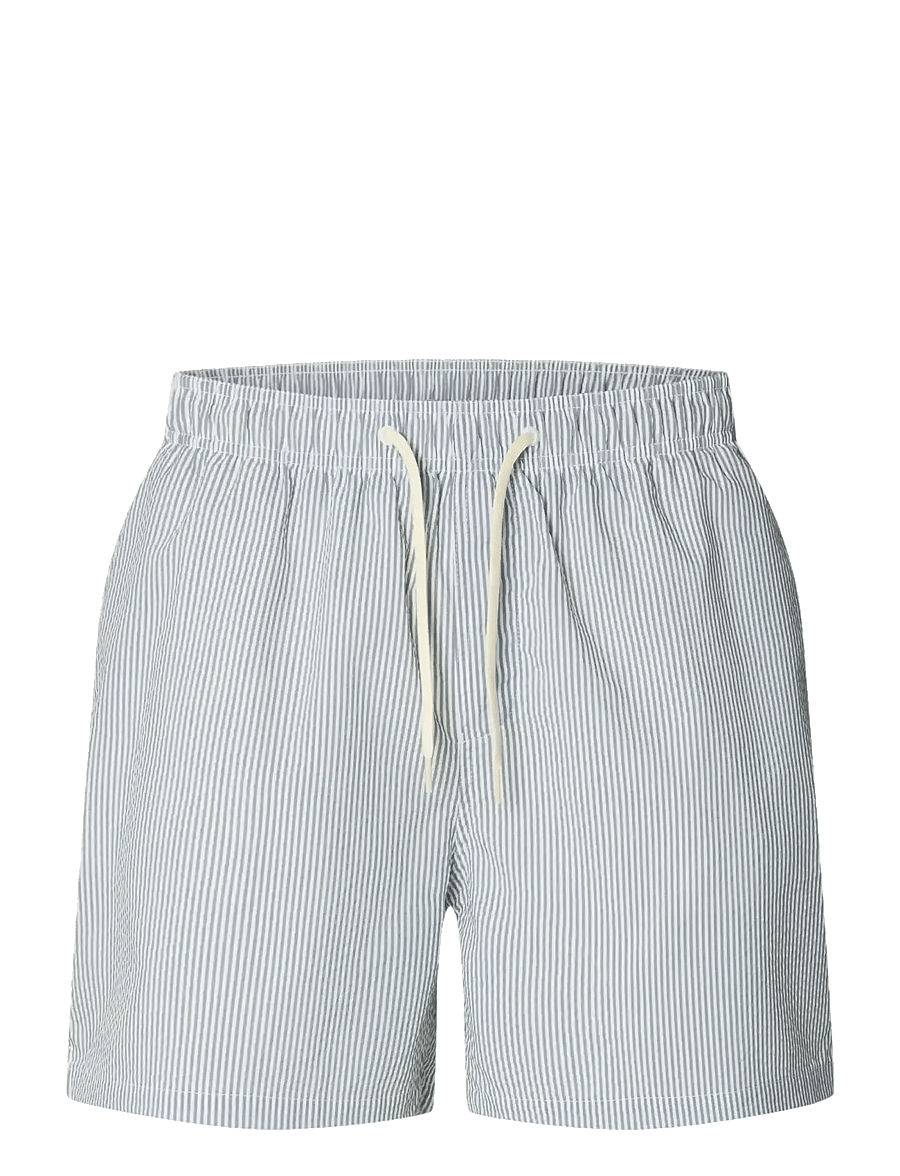 Selected - SLHCOOPER-SEERSUCKER SWIMSHORTS - maudymosi šortai - blue mirage - 1