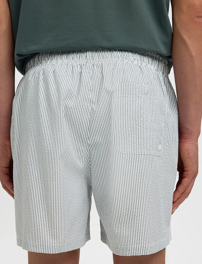 Selected - SLHCOOPER-SEERSUCKER SWIMSHORTS - peldšorti - blue mirage - 4