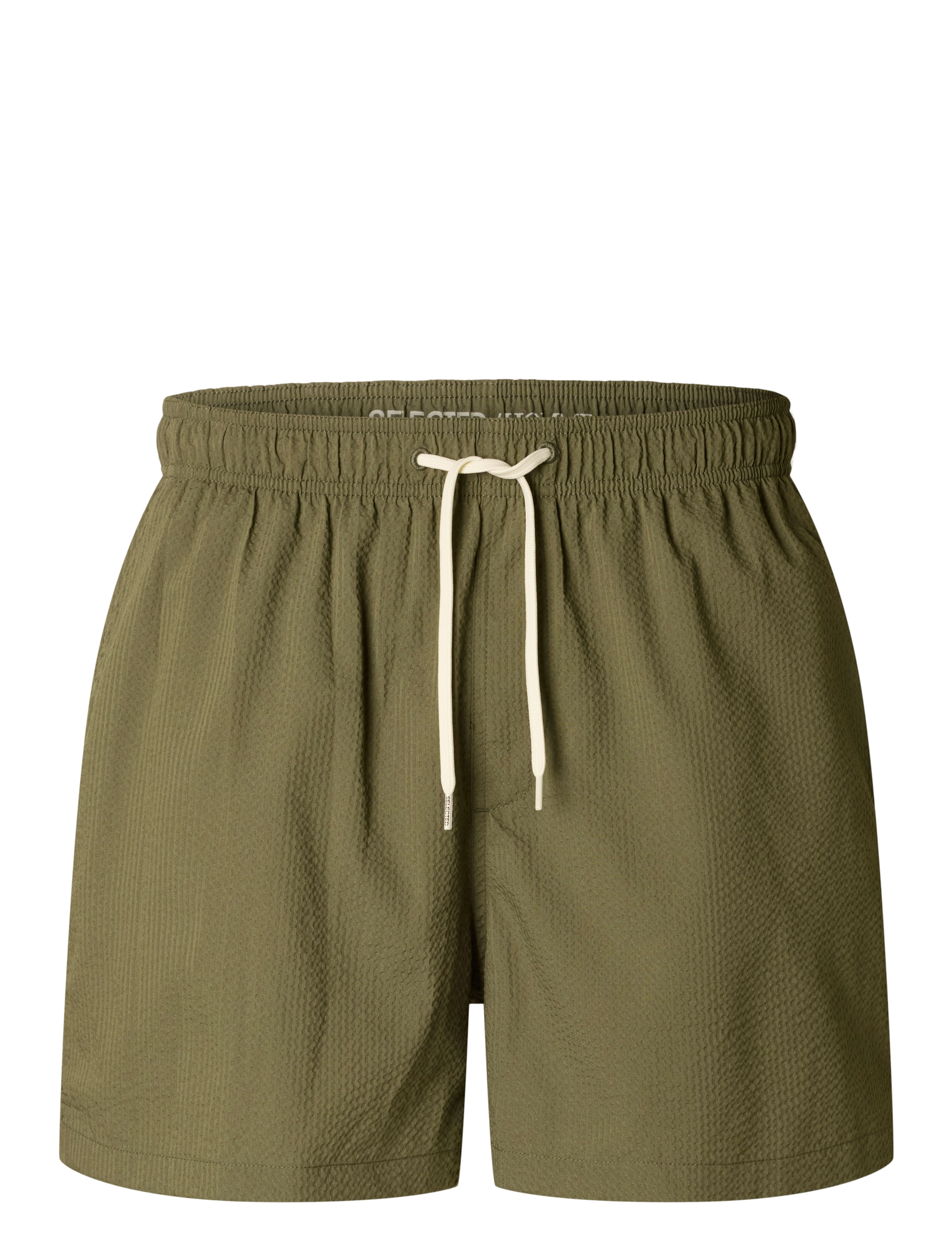 SELECTED Slhcooper-Seersucker Badehose Grün - S - Herren