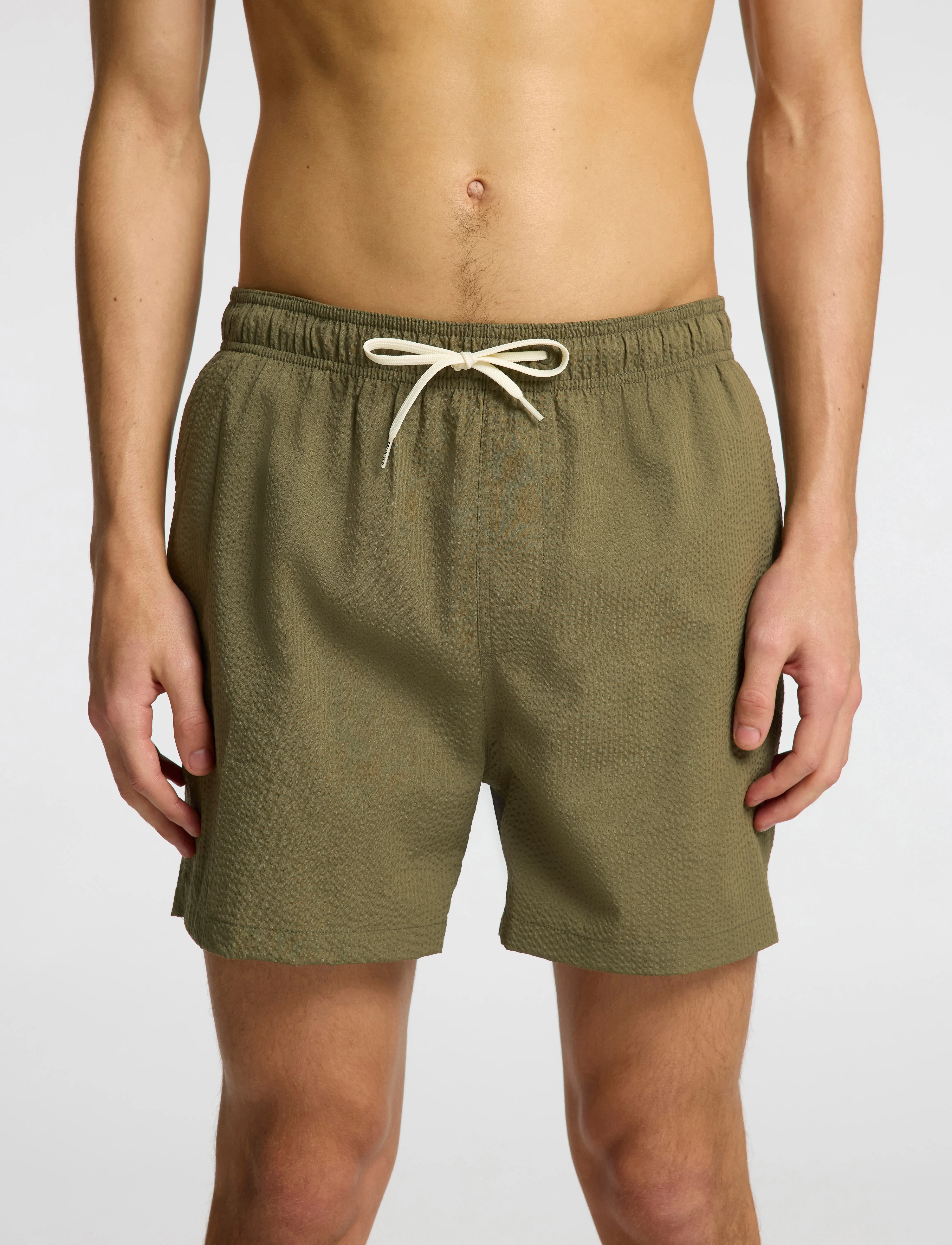Selected - SLHCOOPER-SEERSUCKER SWIMSHORTS - ujumispüksid - kalamata - 2