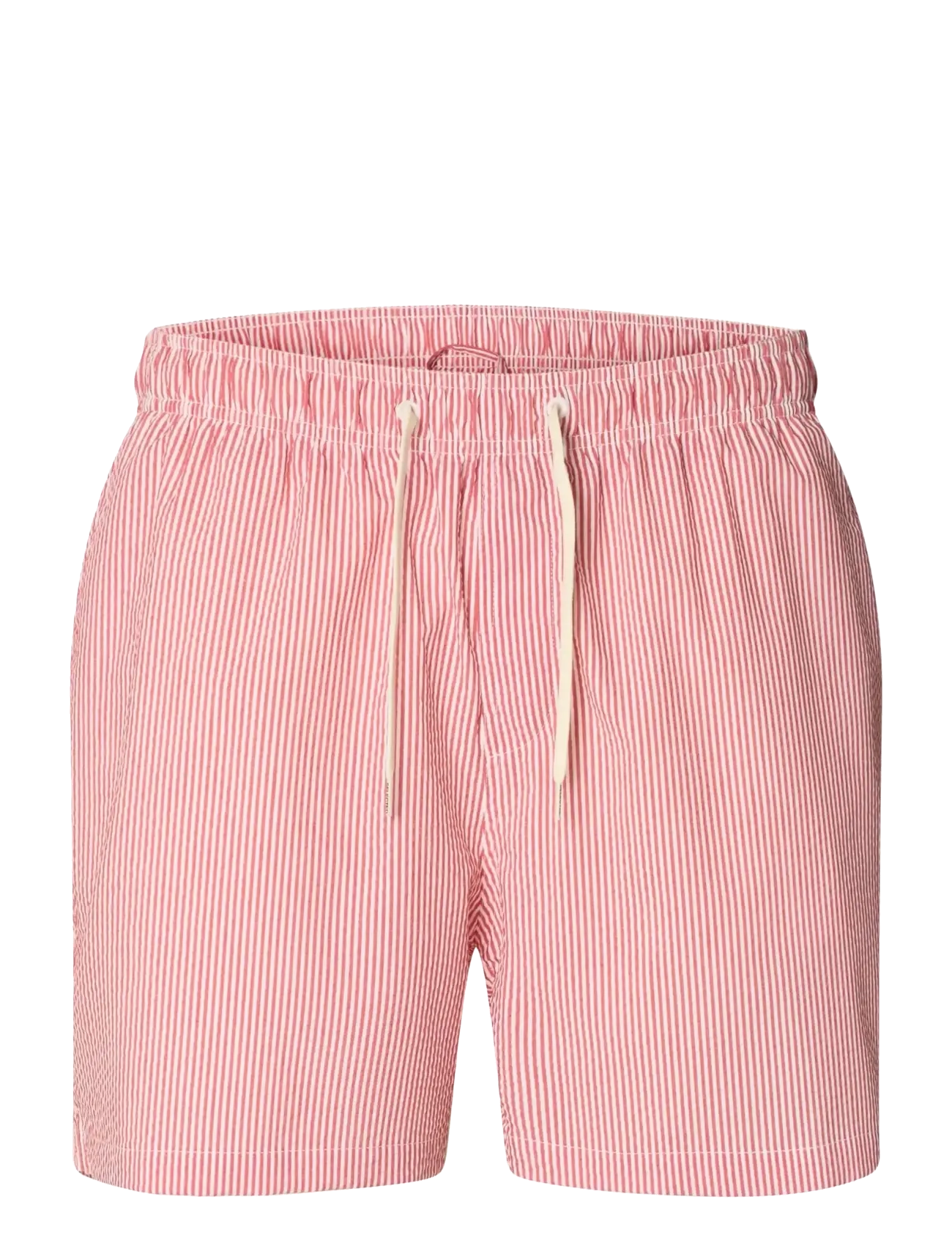 Selected SLHCOOPER-SEERSUCKER SWIMSHORTS - Badehose - POINSETTIA / red