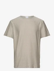Selected Homme - SLHRELAXSOBB STRIPE SS O-NECK TEE W - vetiver - 0