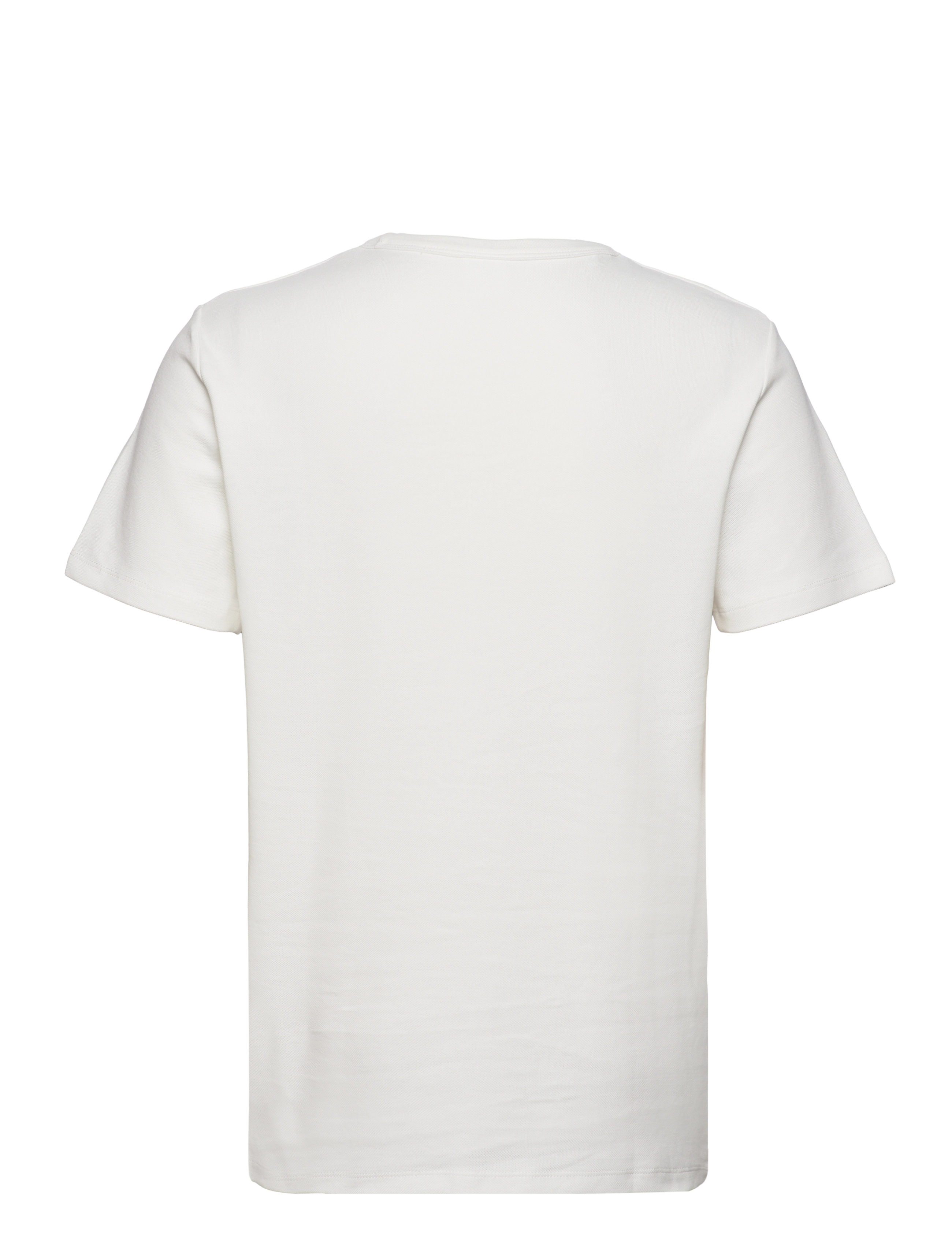 Selected Homme - SLHJOSEPH PIQUE SS O-NECK TEE B - cloud dancer - 1