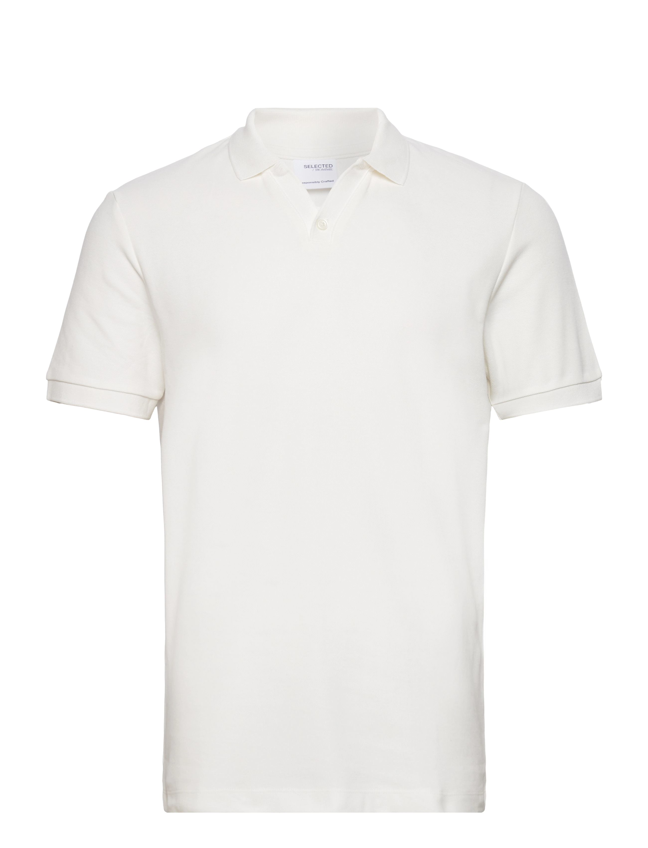 SLHJOSEPH SS POLO B - CLOUD DANCER