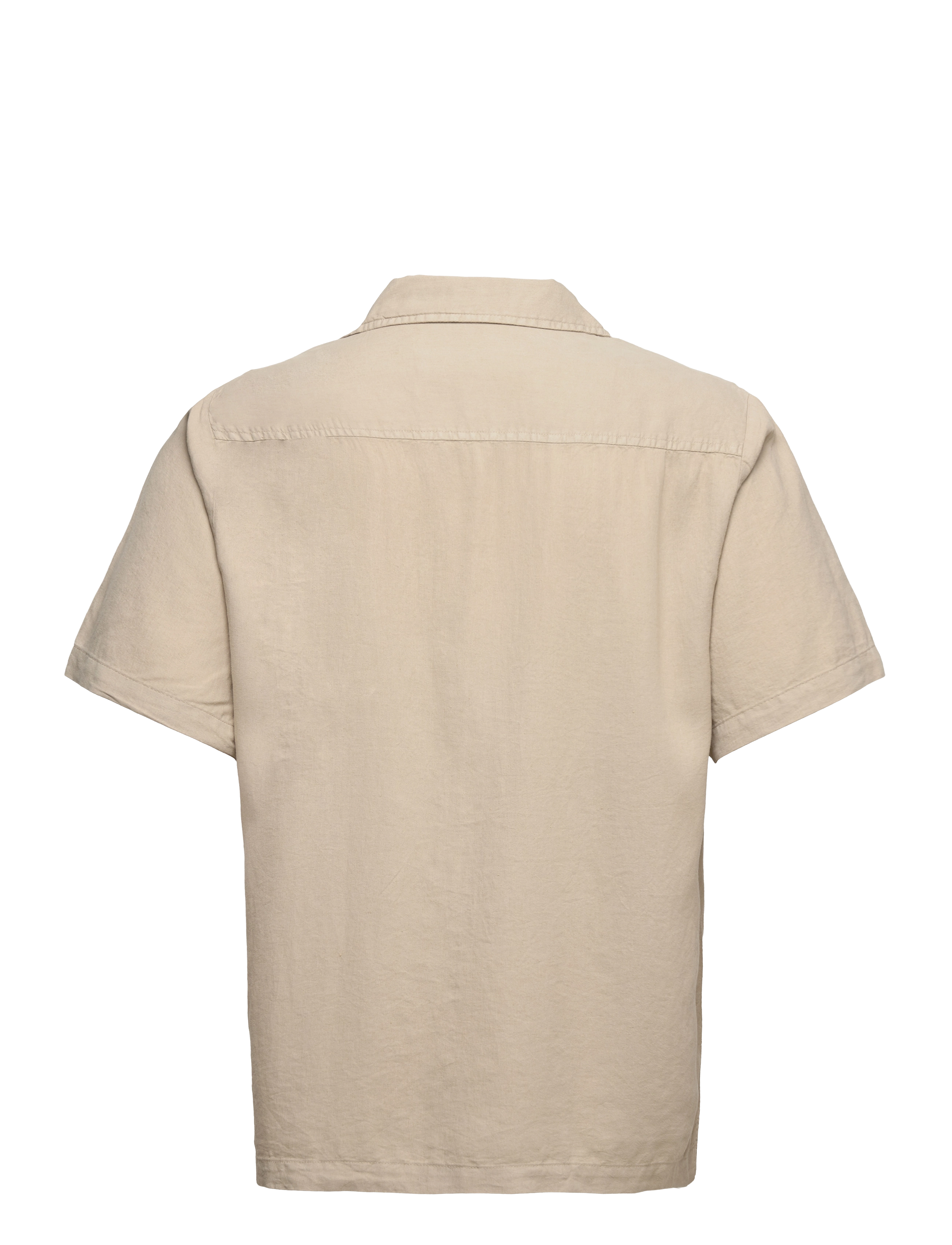 Selected Homme - SLHRELAX-PASTEL-LINEN SHIRT SS RESORT W - crockery - 1