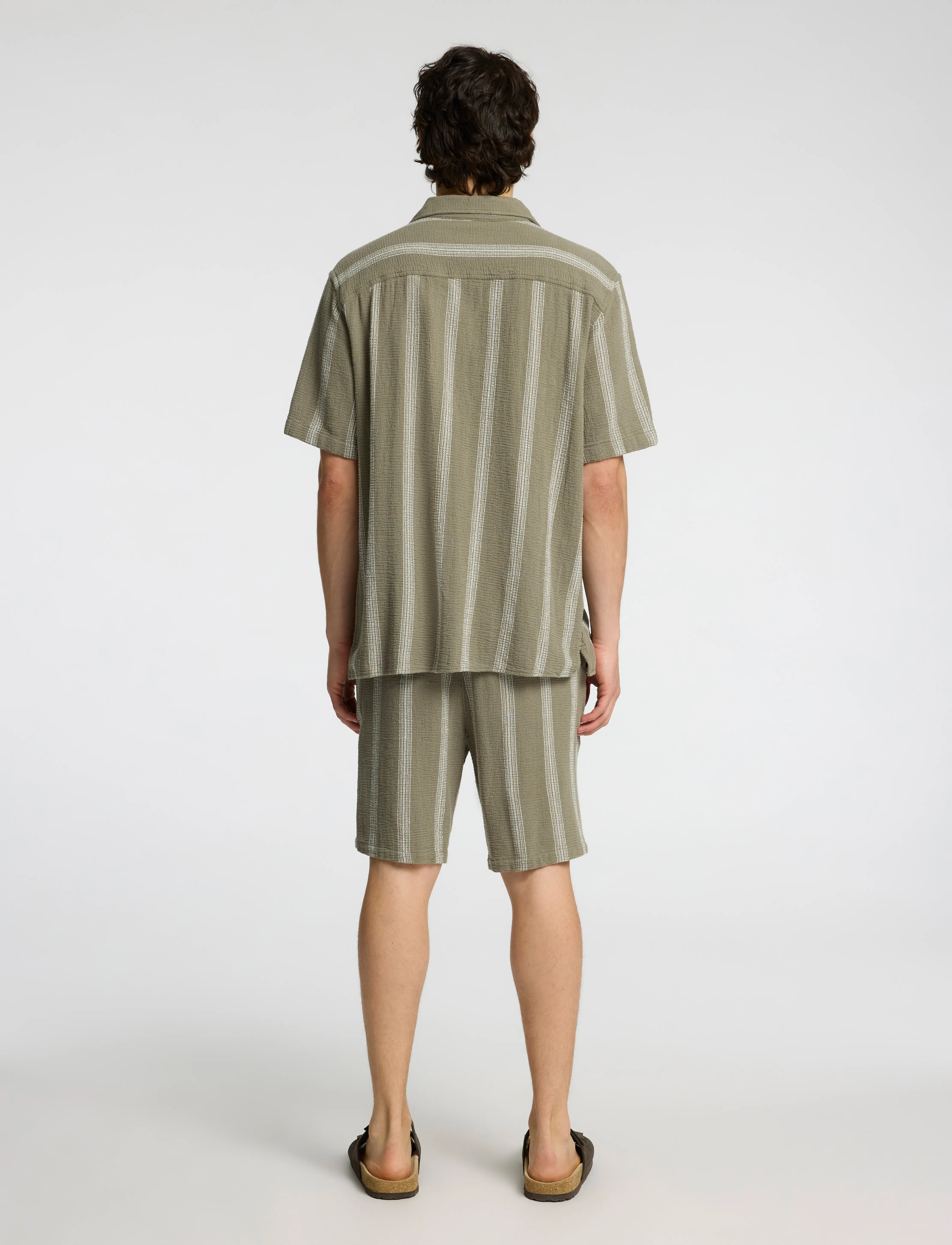 Selected - SLHRELAX-SAL SHIRT SS RESORT - kortærmede skjorter - vetiver - 2