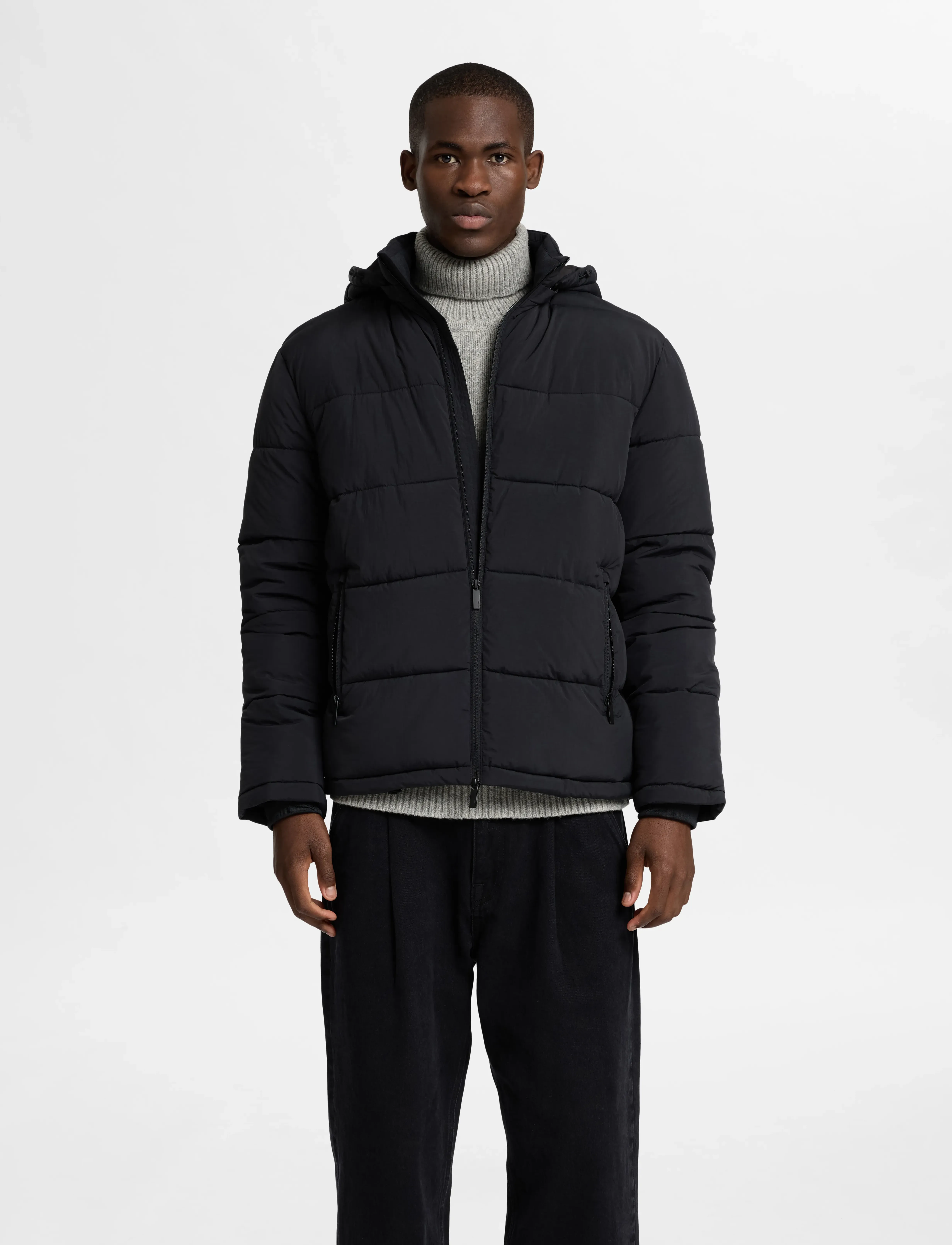 Selected - SLHCOOPER PUFFER  JKT NOOS - winterjacken - black - 0