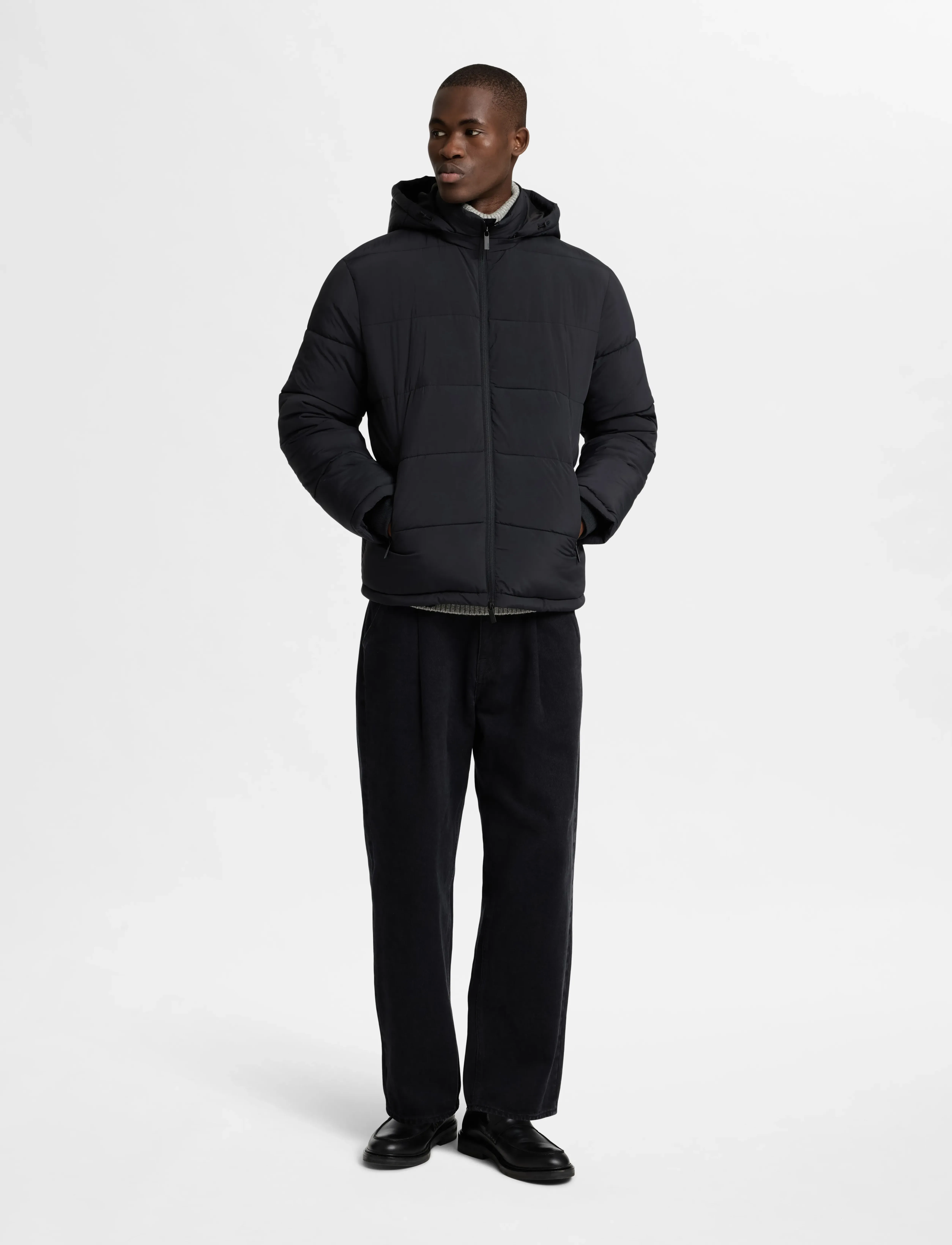 Selected - SLHCOOPER PUFFER  JKT NOOS - winterjacken - black - 3