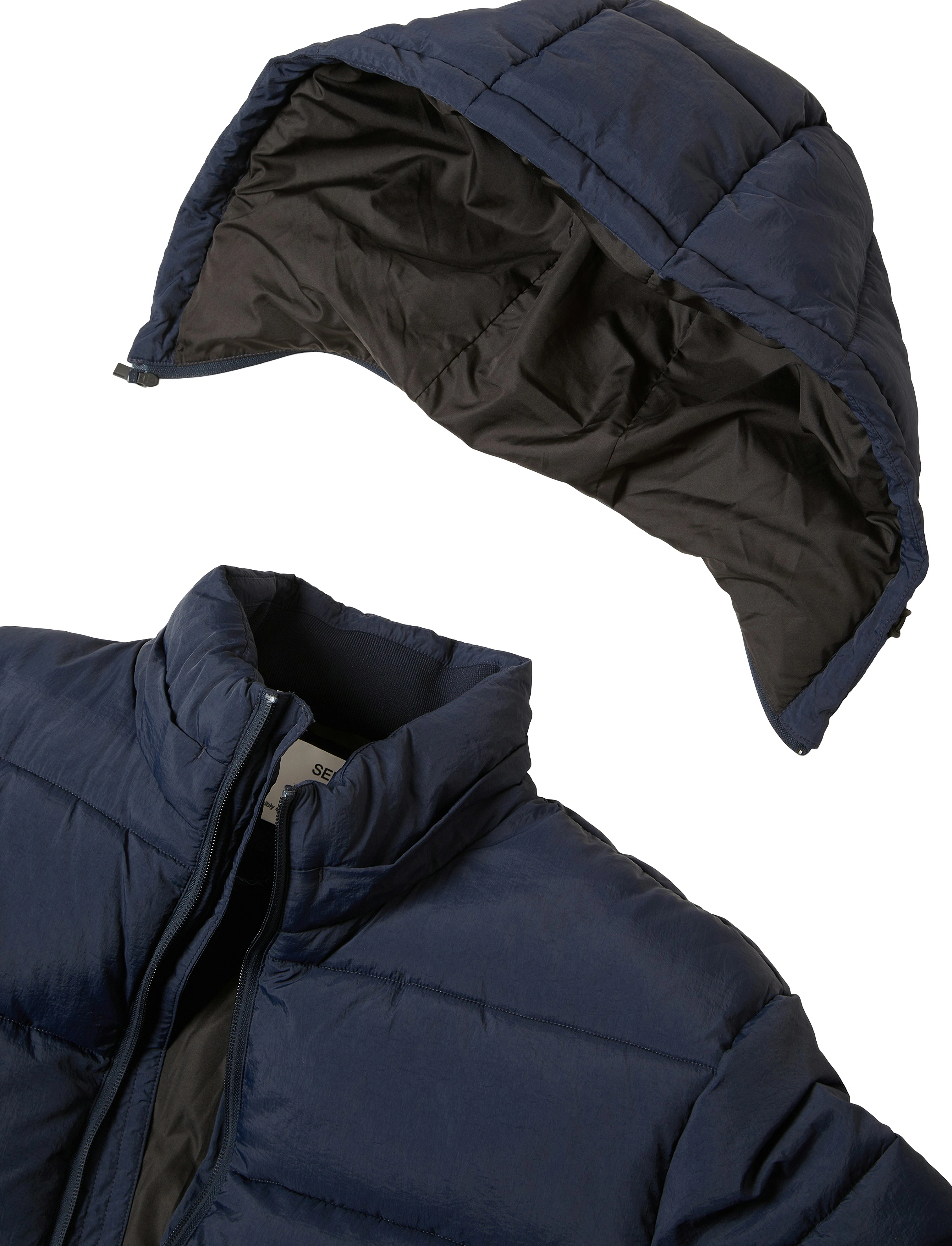 Selected - SLHCOOPER PUFFER COAT NOOS - vinterjakker - sky captain - 4