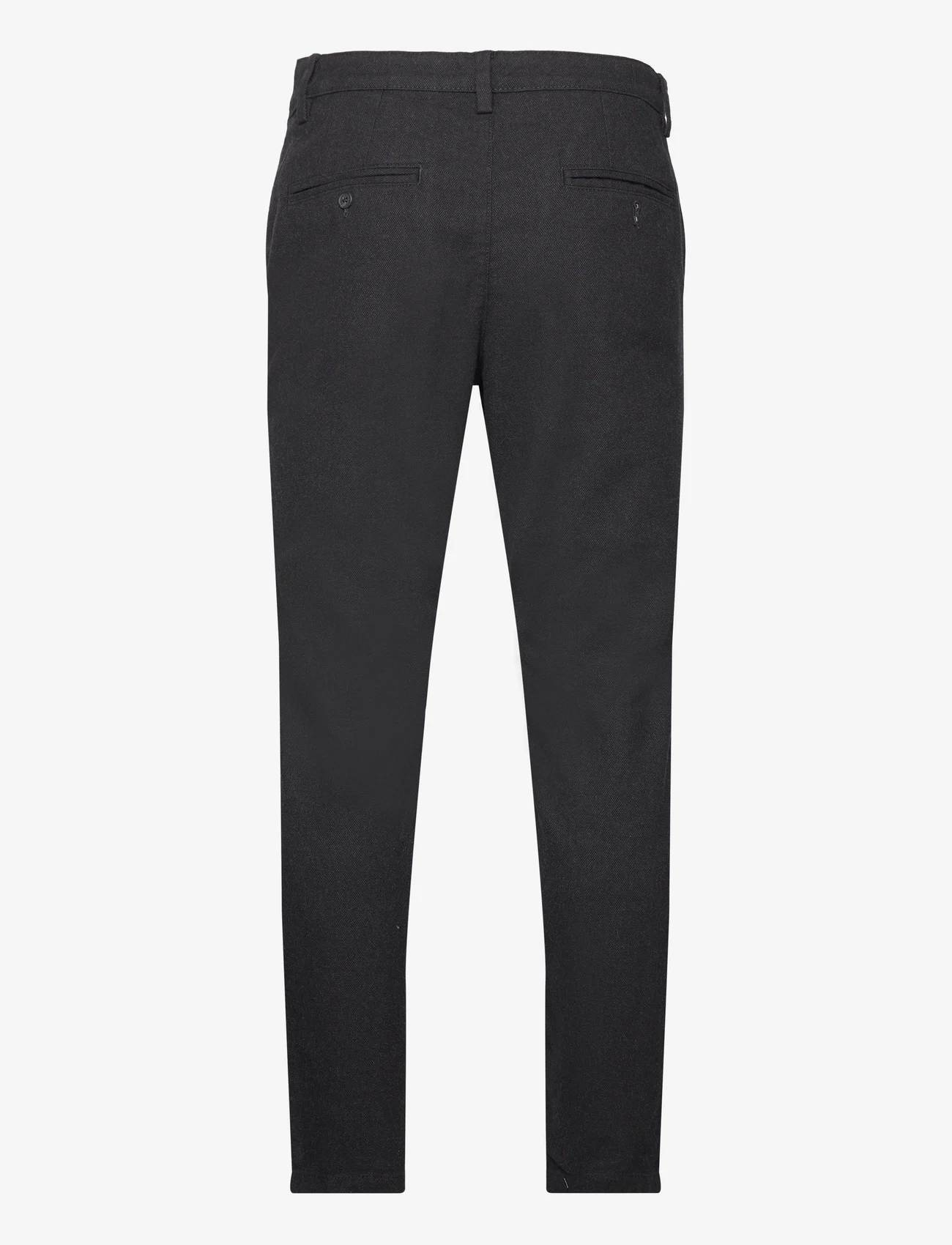 Selected Homme - SLHSLIM-MILES 175 BRUSHED PANTS W NOOS - kostymbyxor - black - 1
