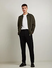 Selected Homme - SLHSLIM-MILES 175 BRUSHED PANTS W NOOS - kostymbyxor - black - 4