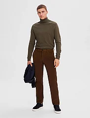 Selected Homme - SLH196-STRAIGHT MILES CORD PANTS W NOOS - chinot - dark earth - 5
