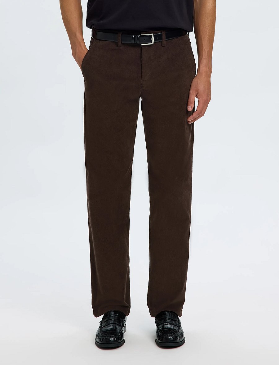 Selected - SLM196-STRAIGHT MILES CORD PANT NOOS - chinos - delicioso - 0